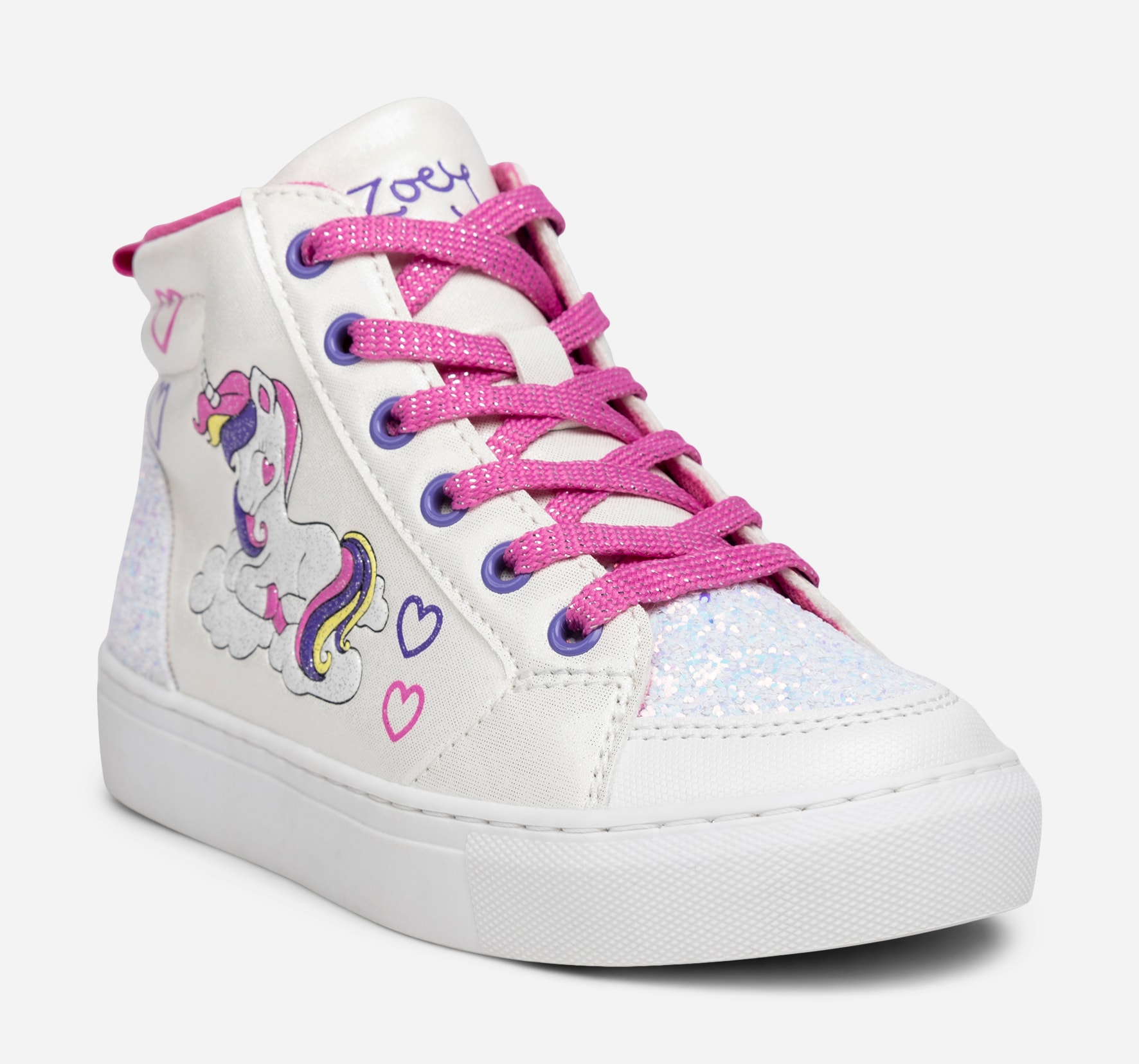 ZOEY, Höga sneakers Vita