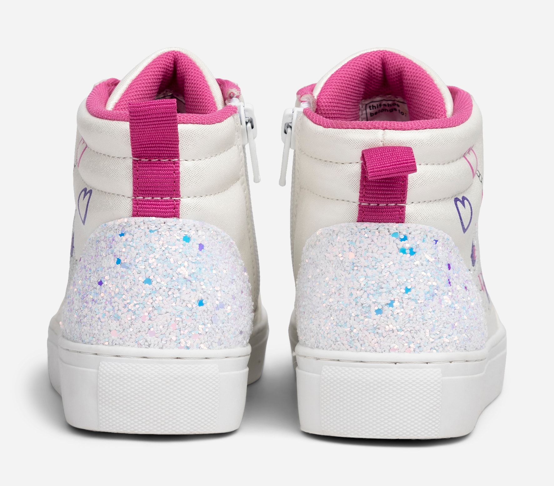 ZOEY, Höga sneakers Vita