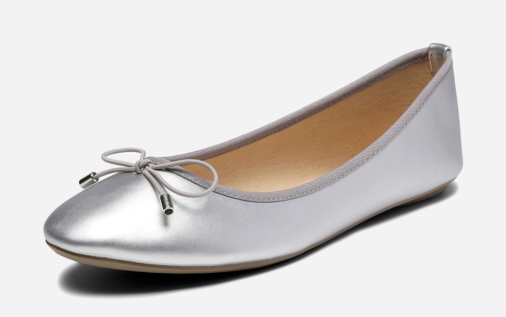 CLOU, Ballerinaskor Metallfärgade