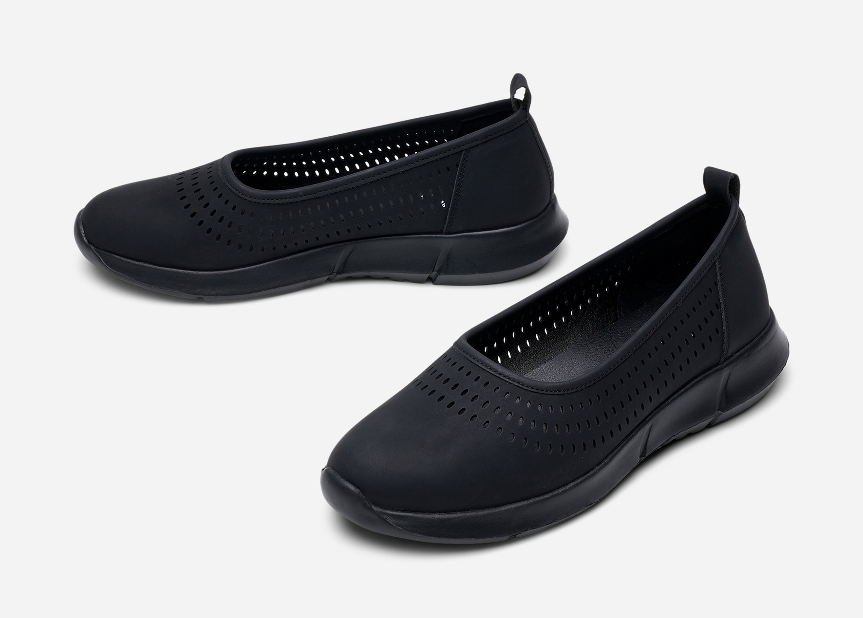 CLOU COMFORT, Ballerinaskor Svarta