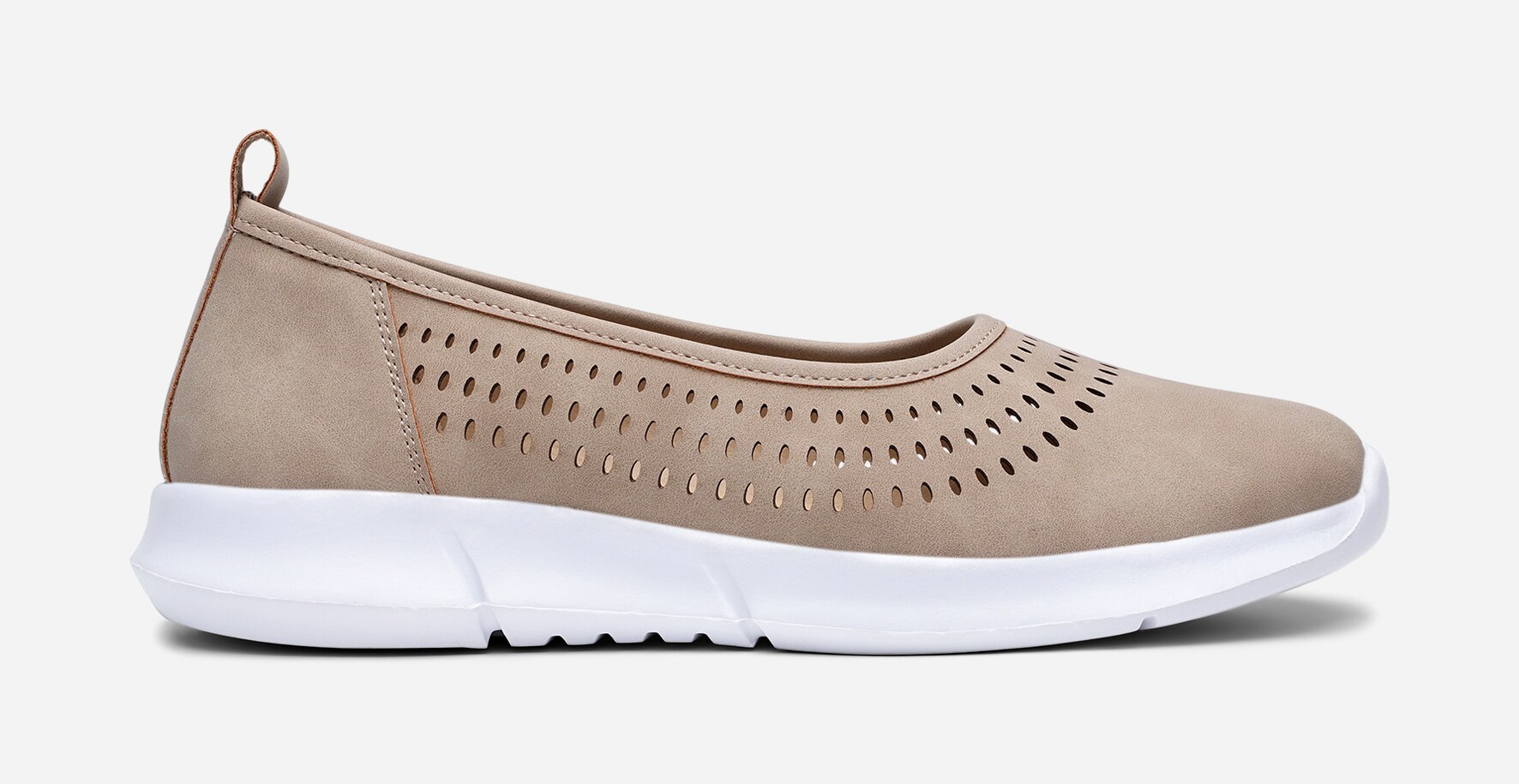 CLOU COMFORT, Ballerinaskor Beigea