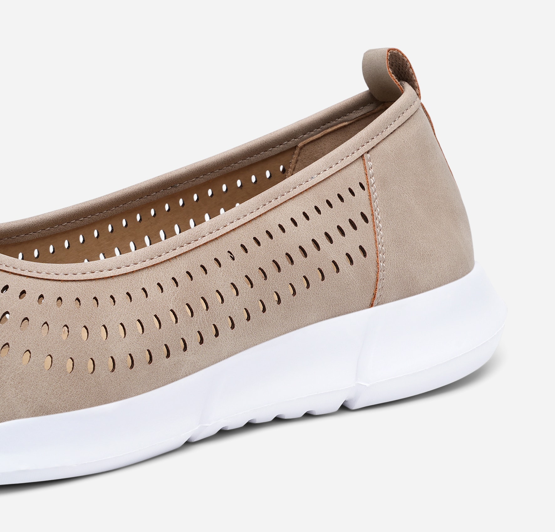 CLOU COMFORT, Ballerinaskor Beigea