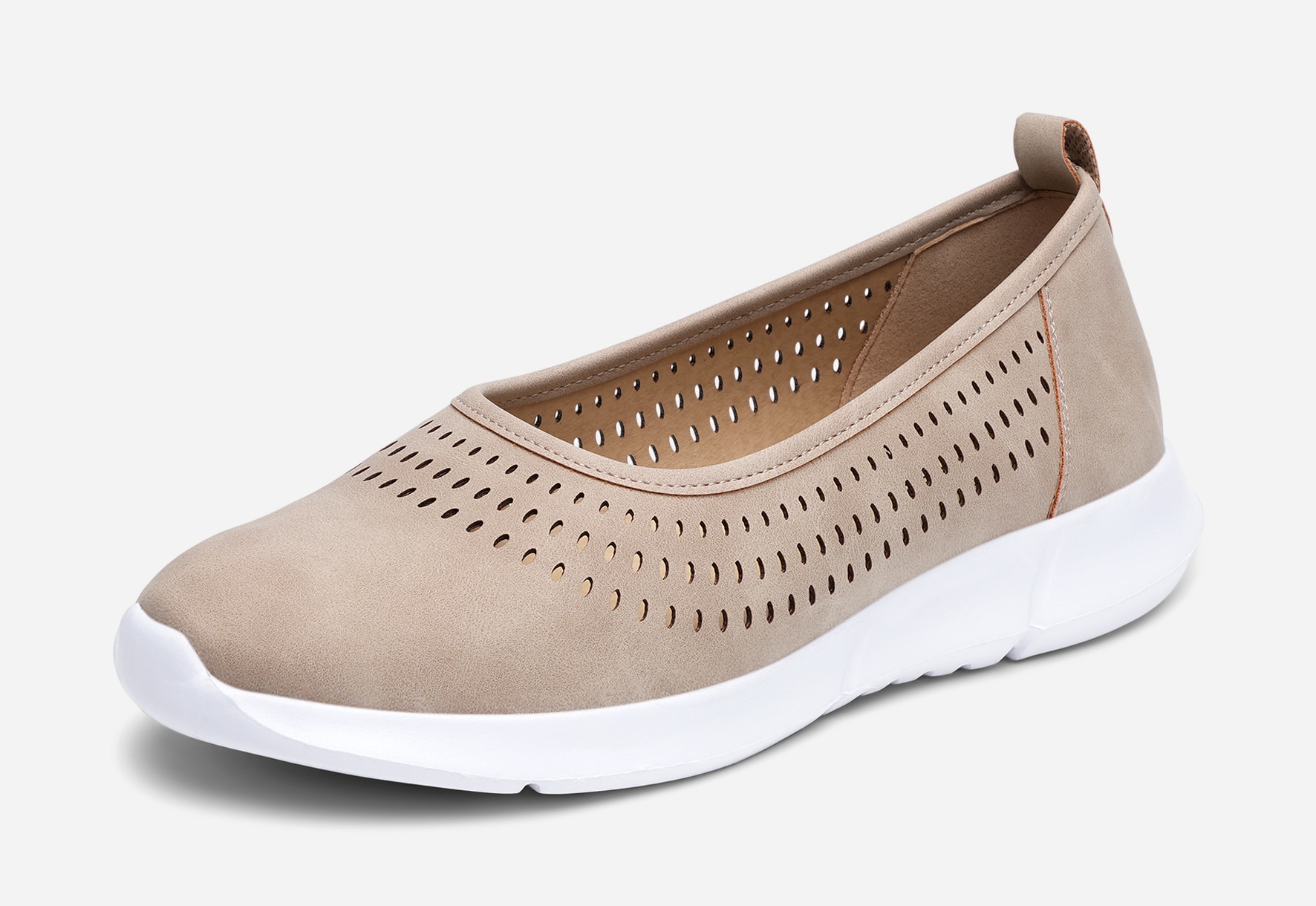 CLOU COMFORT, Ballerinaskor Beigea