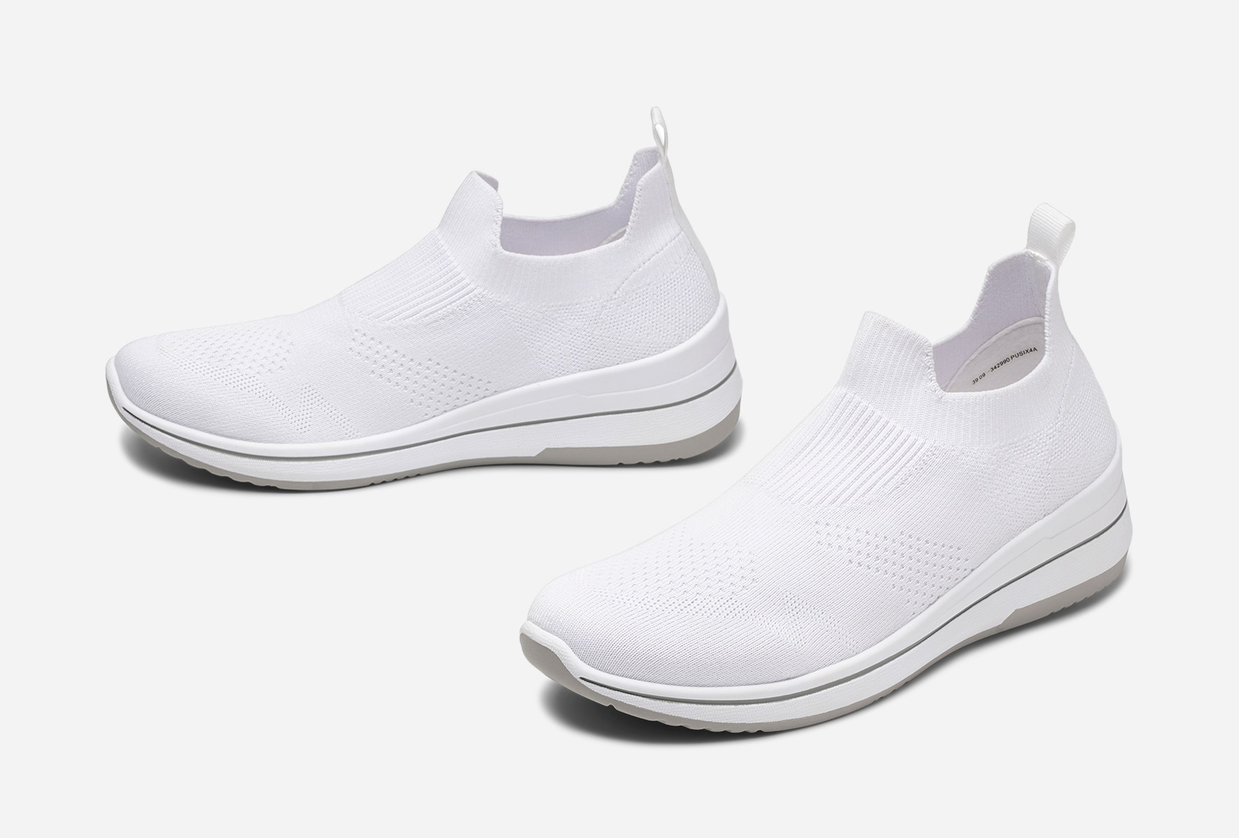 Eden Sock sneakers Vita Clou Skopunkten