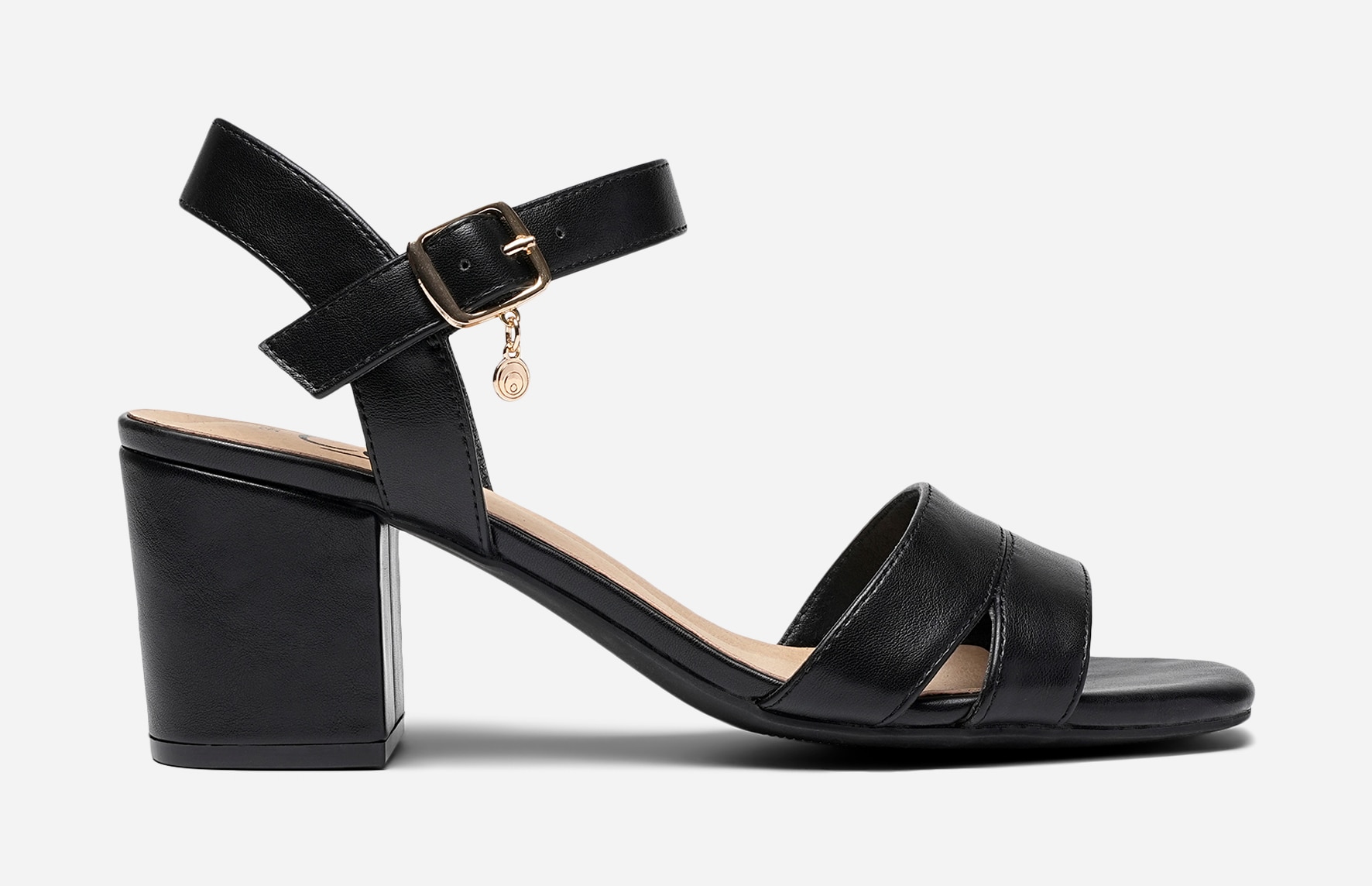 CLOU, Sandaletter med remmar Svarta