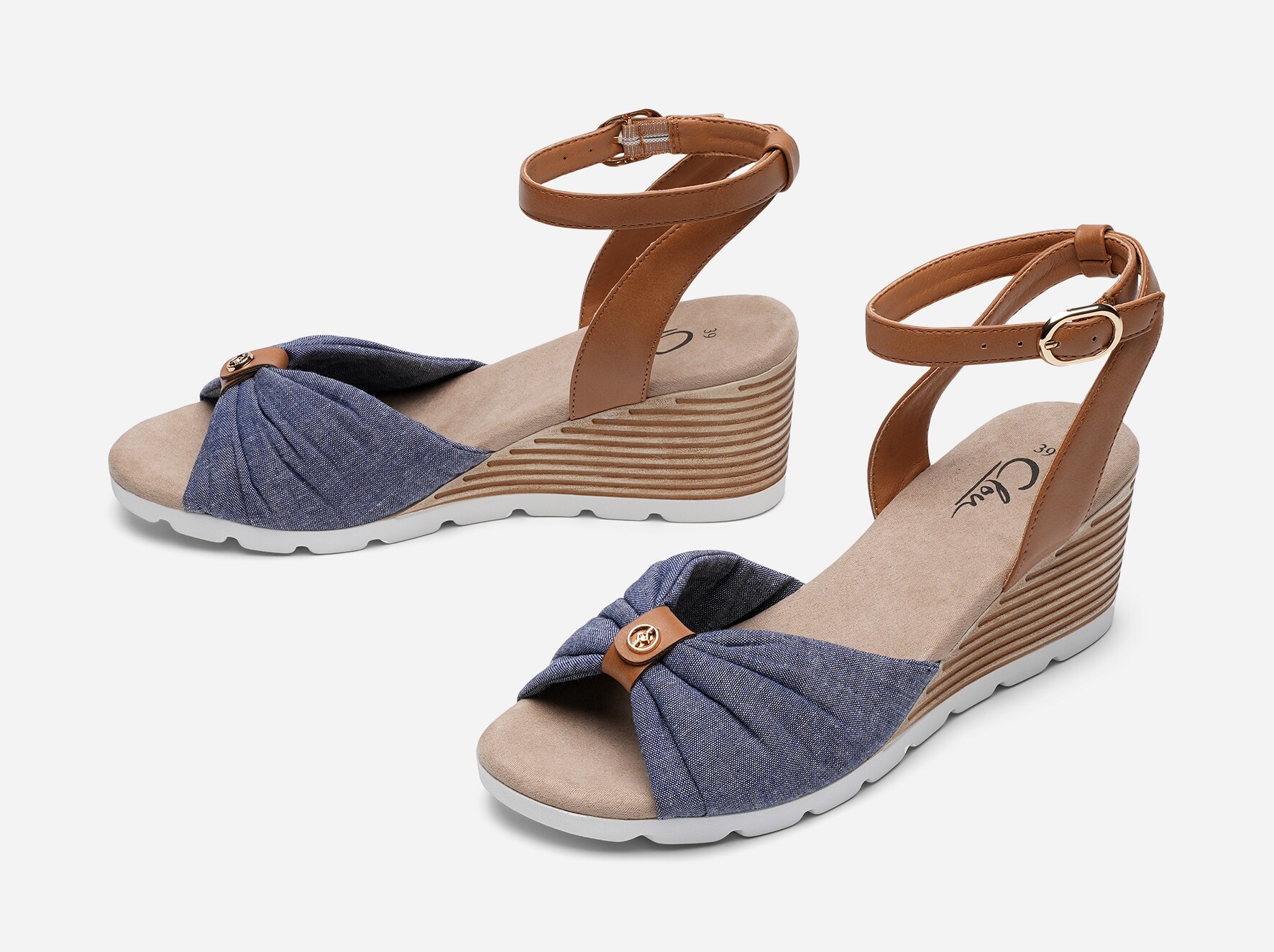 CLOU, Sandaletter Blåa