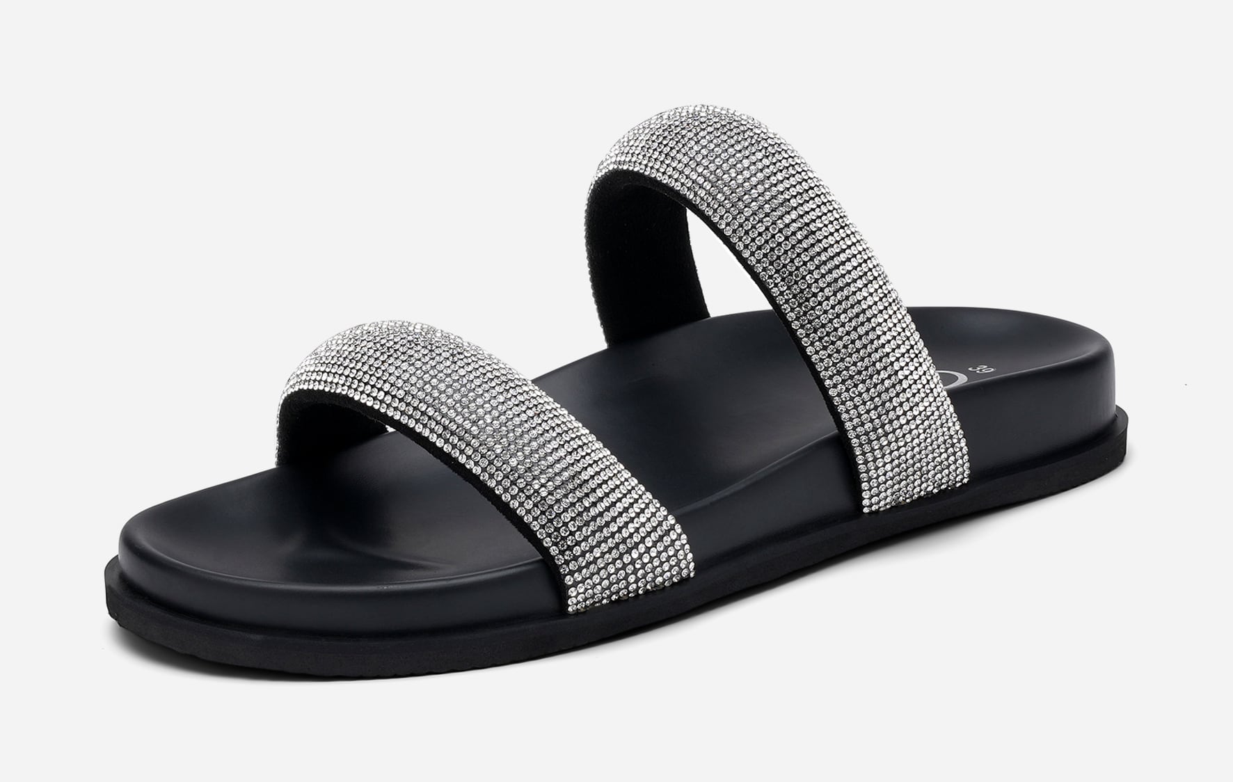 CLOU, Sandaler med remmar Metallfärgade