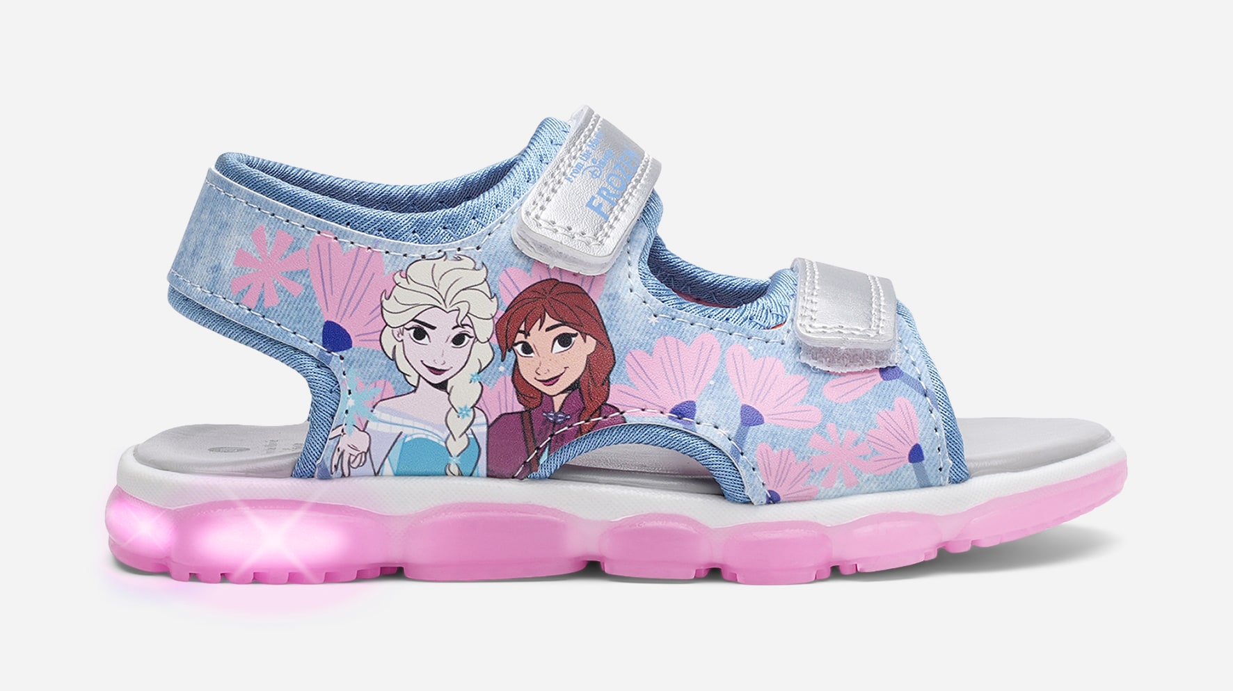 FROZEN, Blinkande sandaler Rosa