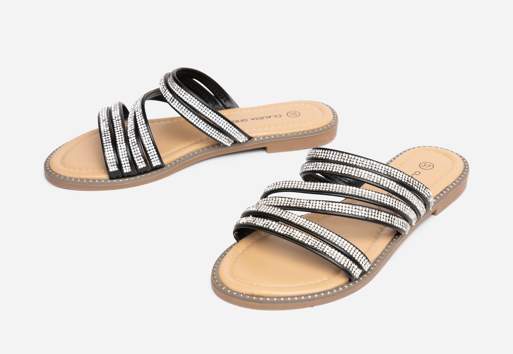 CLAUDIA GHIZZANI, Sandaler Svarta