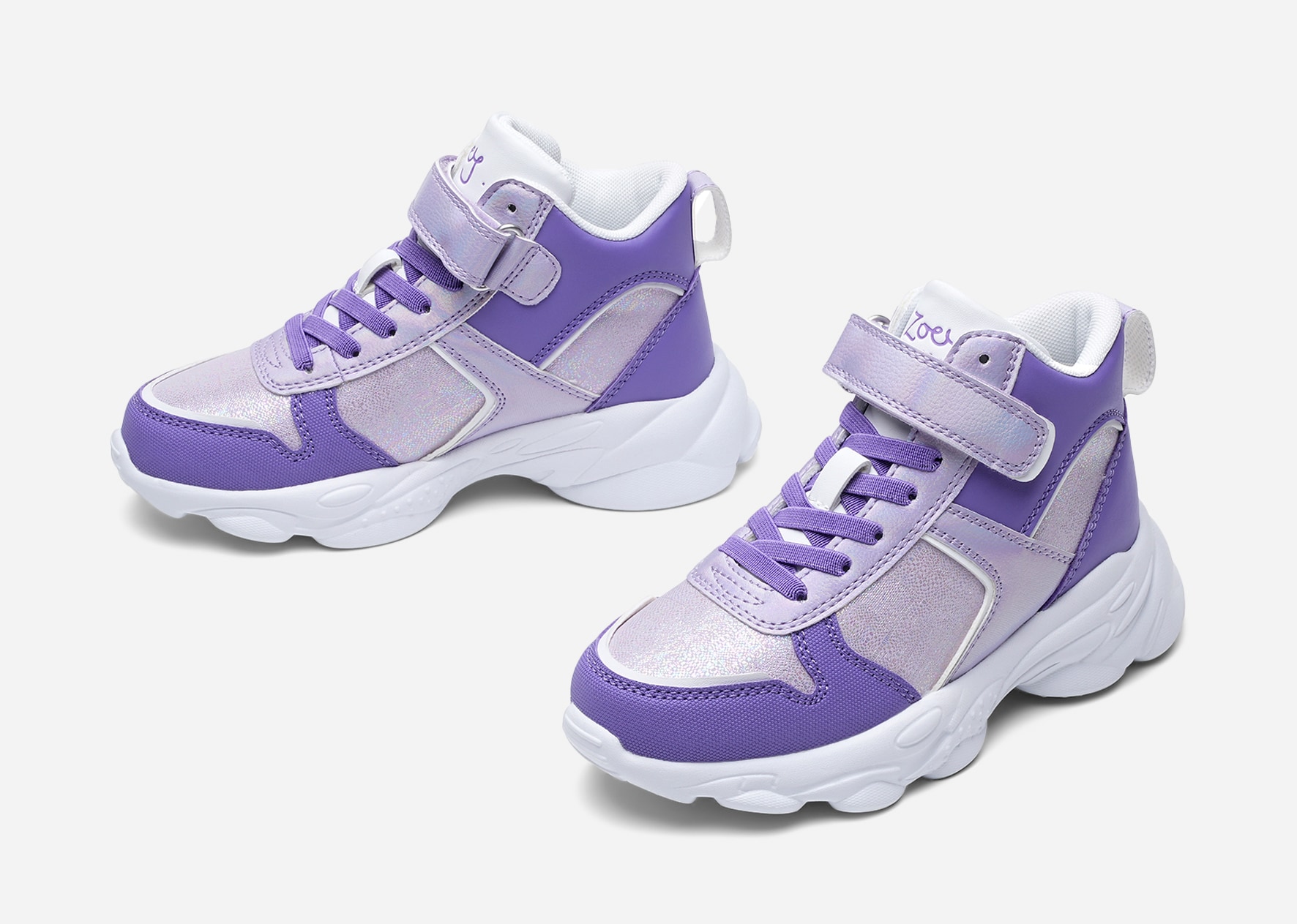 ZOEY, Höga sneakers Lila