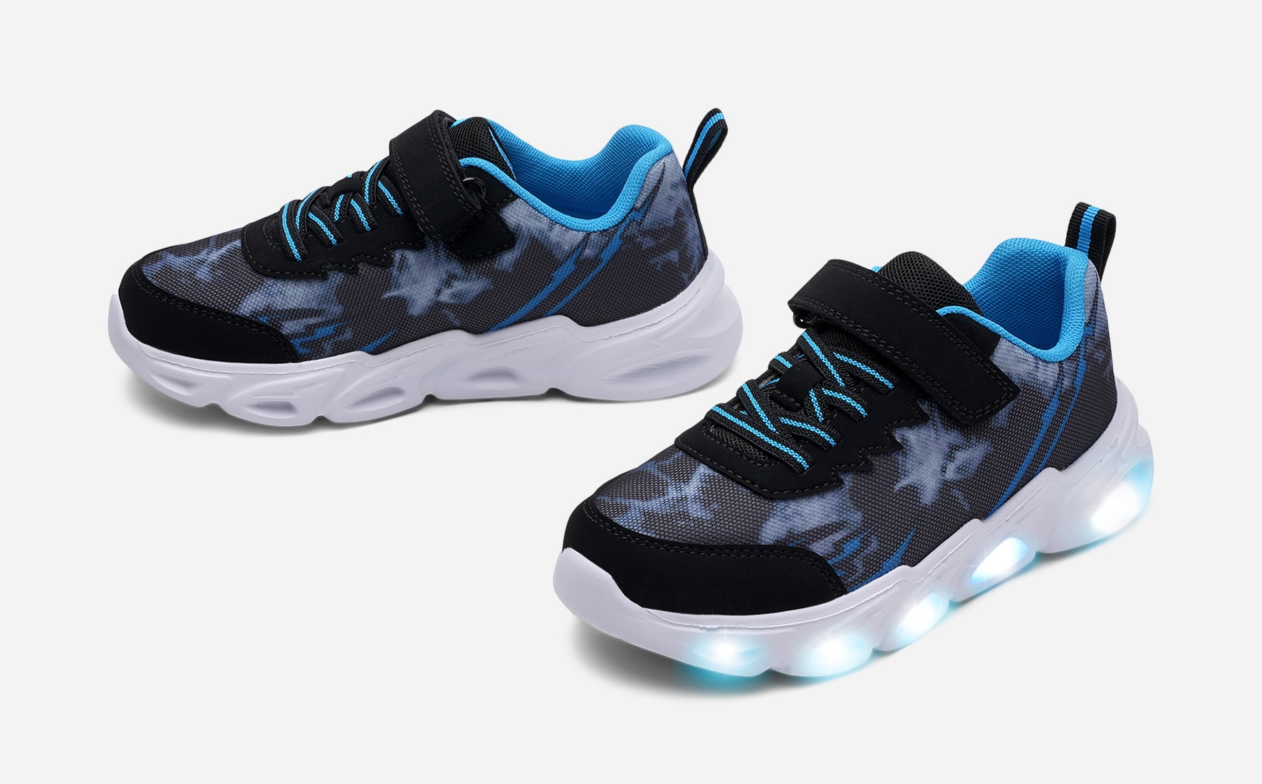 LEJON, Blinkande sneakers Svarta