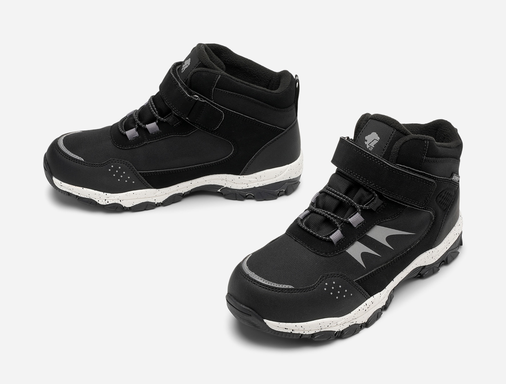 LEJON, Fleecefodrade kängor waterproof Svarta