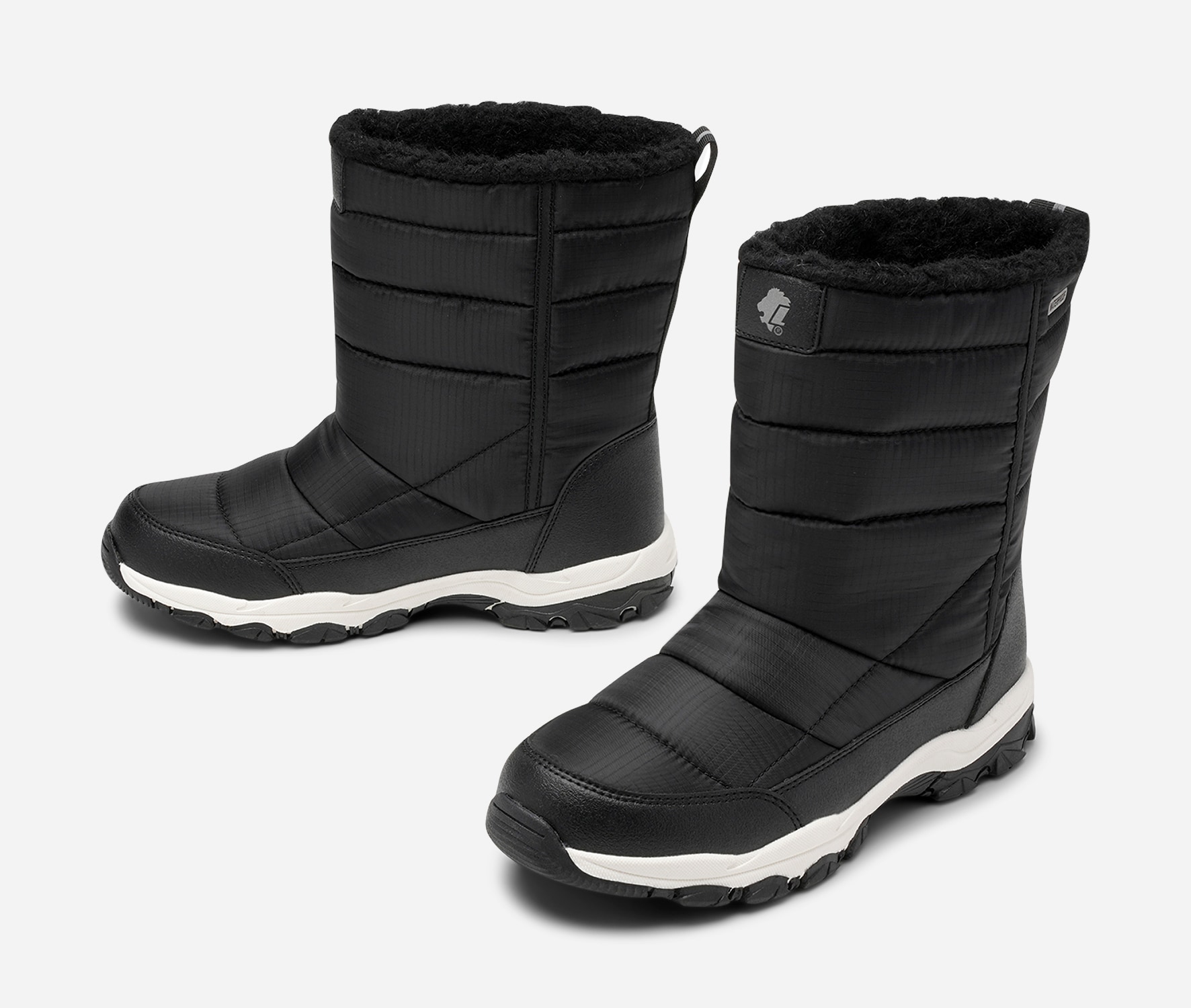 LEJON, Varmfodrade boots, waterproof Svarta
