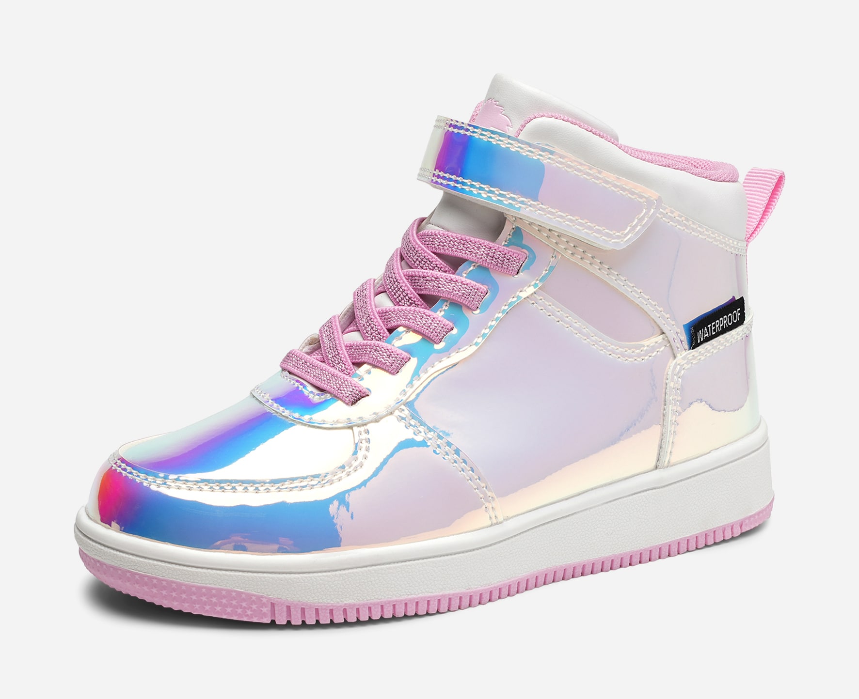 LEJON, Höga sneakers, waterproof Metallfärgade