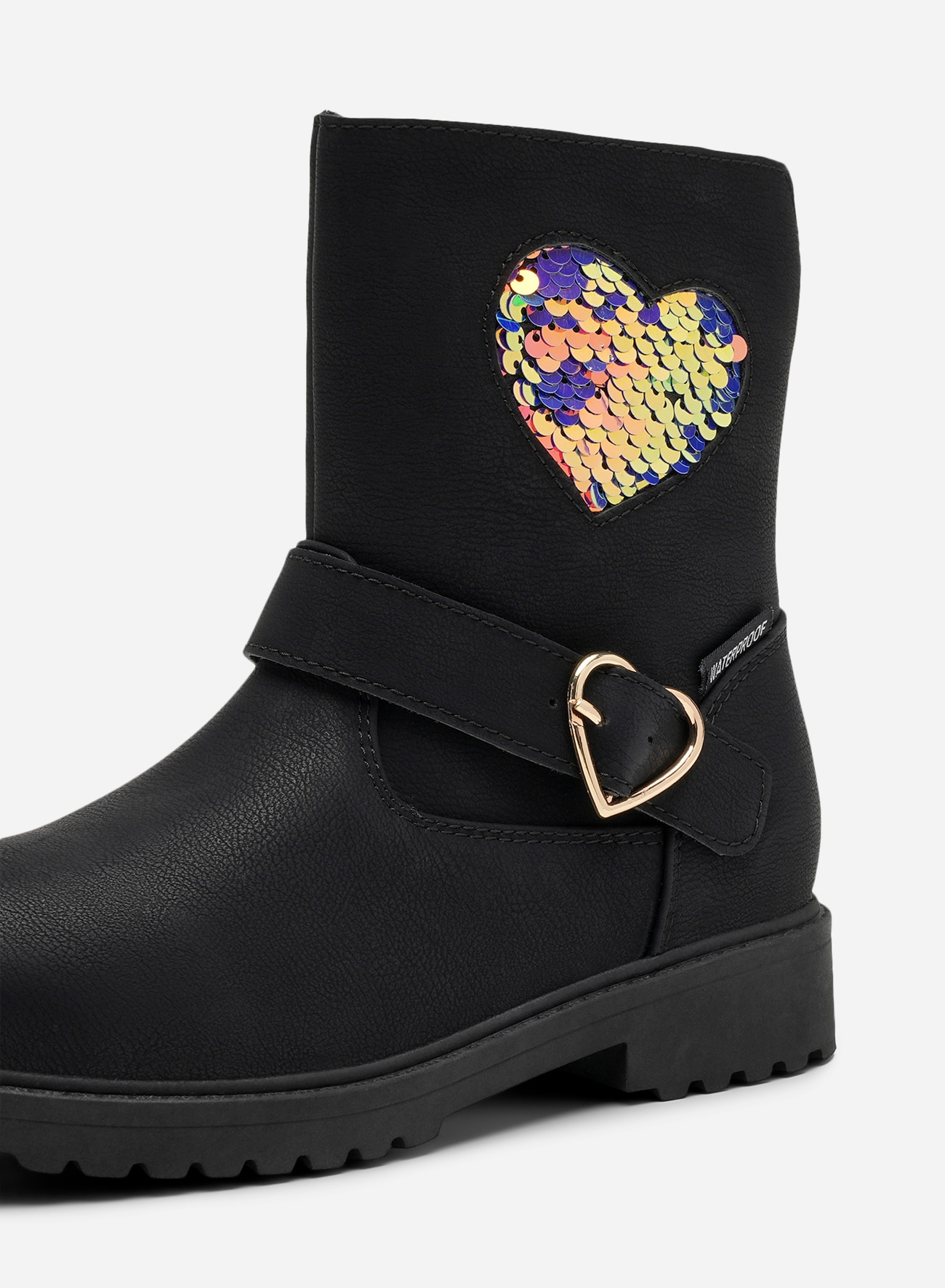 ZOEY, Varmfodrade boots, waterproof Svarta