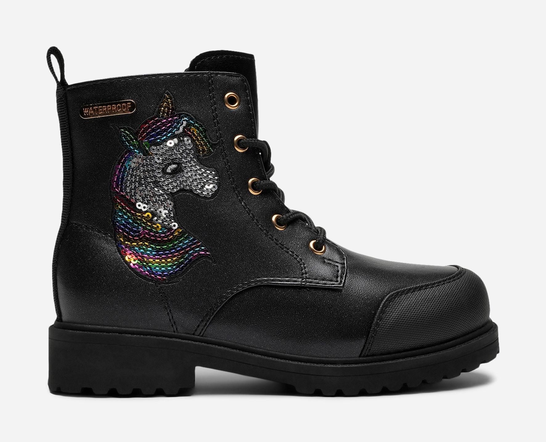 ZOEY, Kängor waterproof Svarta