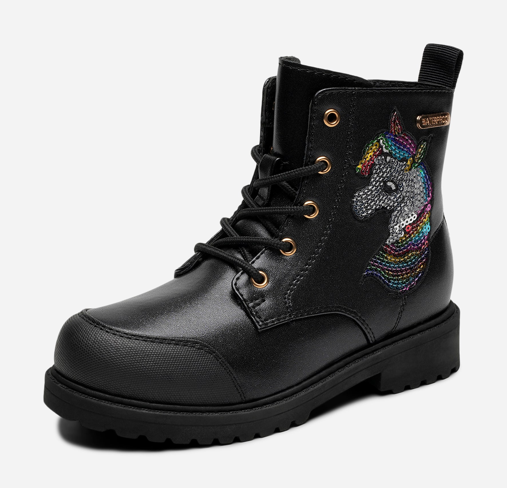 ZOEY, Kängor waterproof Svarta