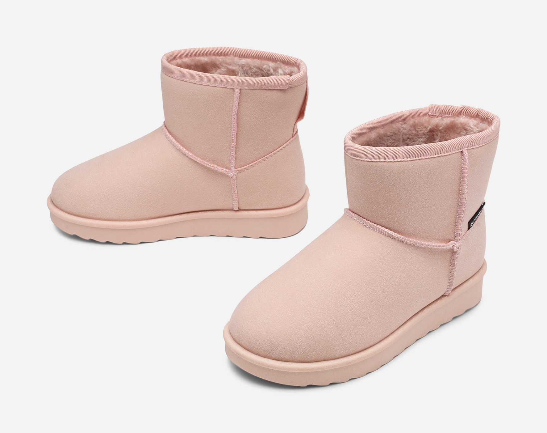 LEJON, Varmfodrade boots, waterproof Rosa