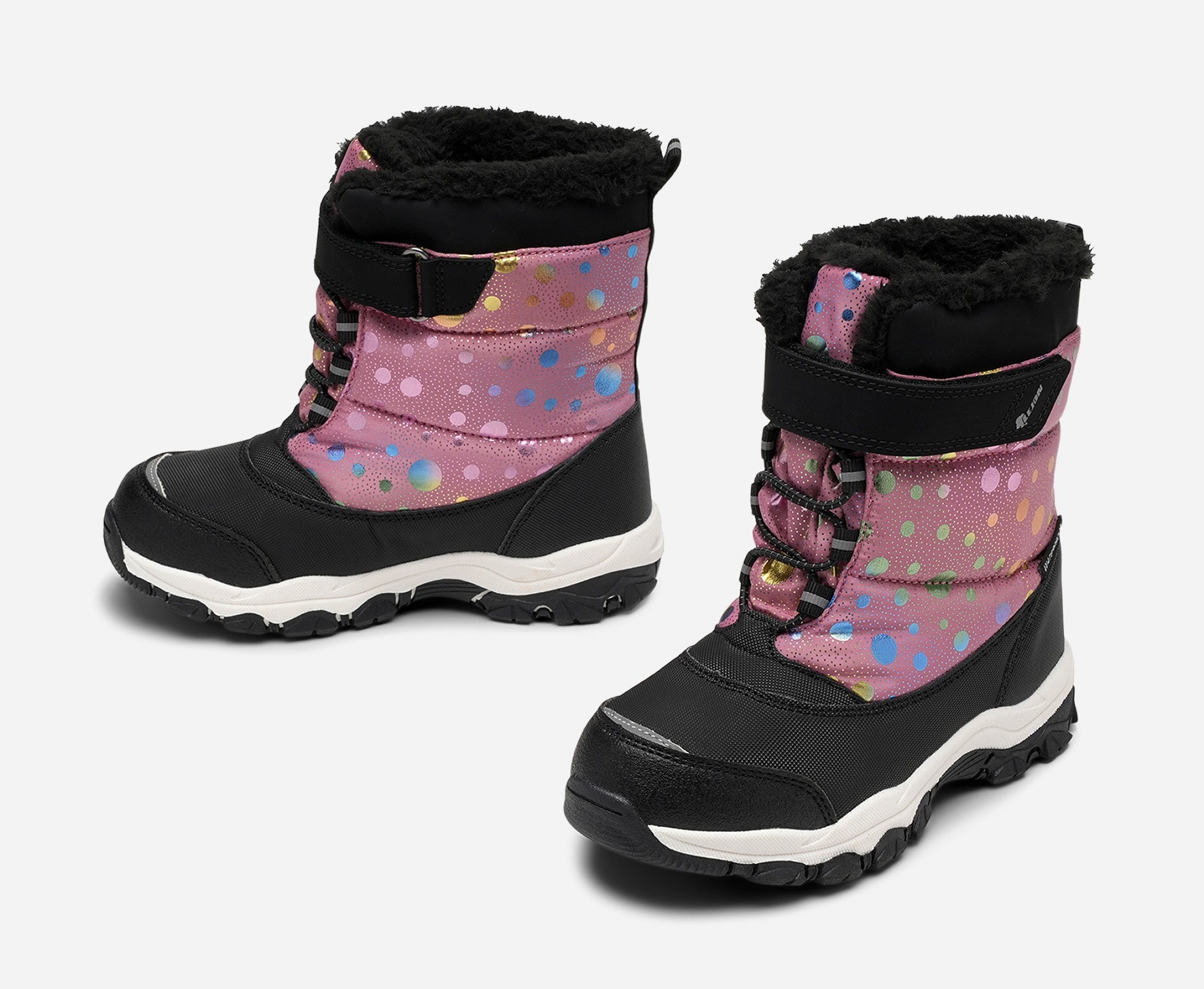 LEJON, Varmfodrade kängor waterproof Rosa