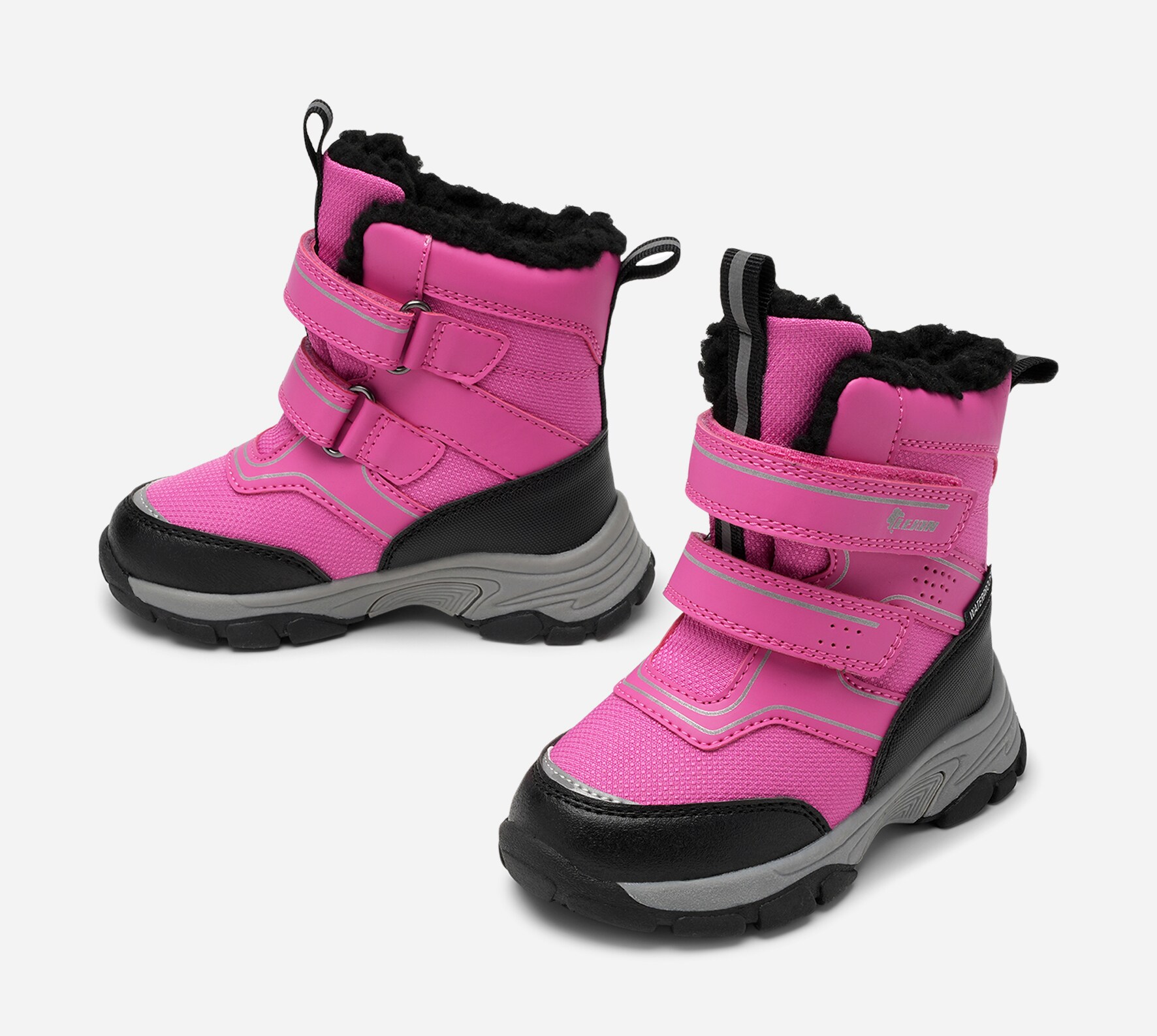 LEJON, Varmfodrade kängor waterproof Rosa