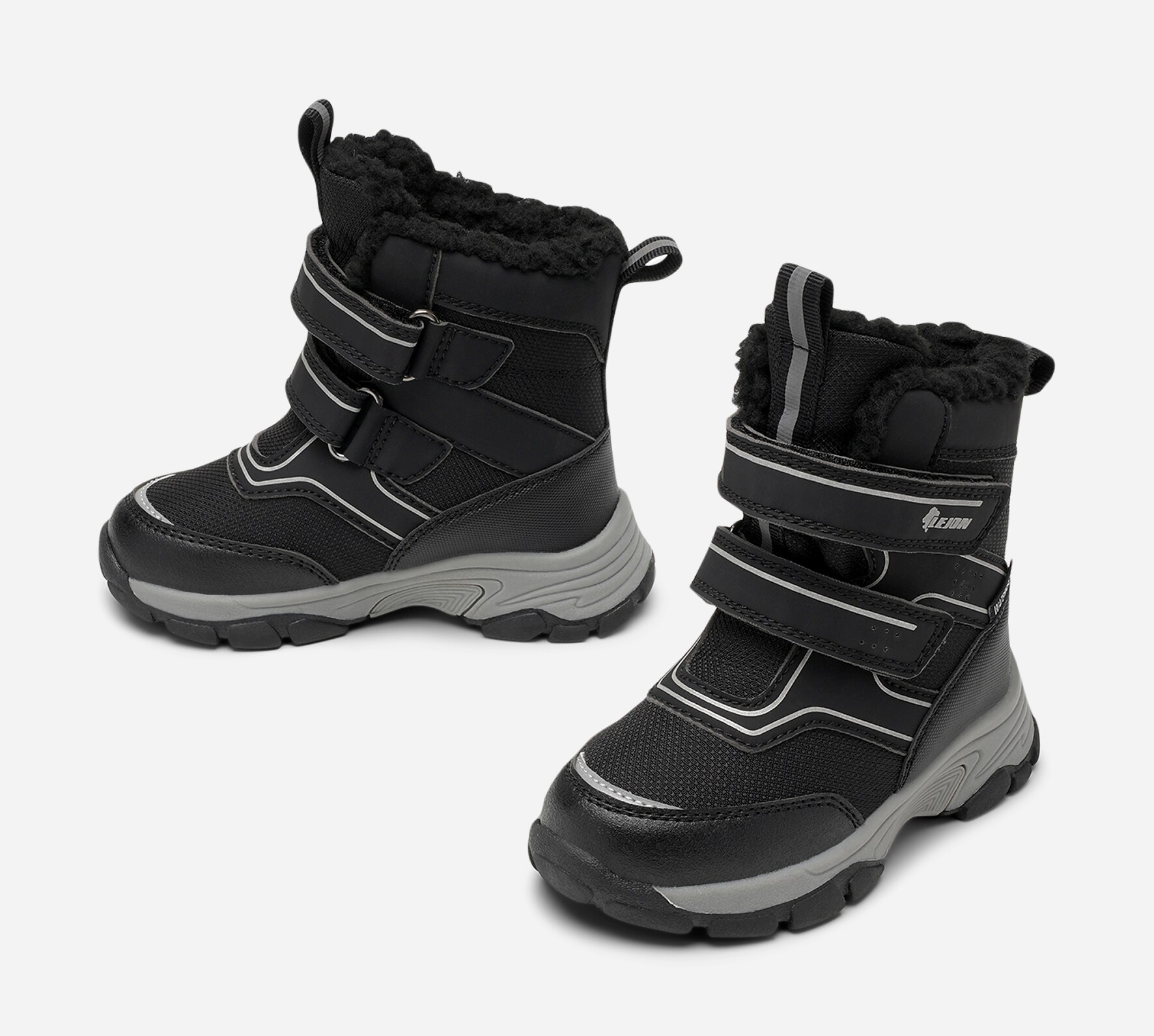 LEJON, Varmfodrade kängor waterproof Svarta