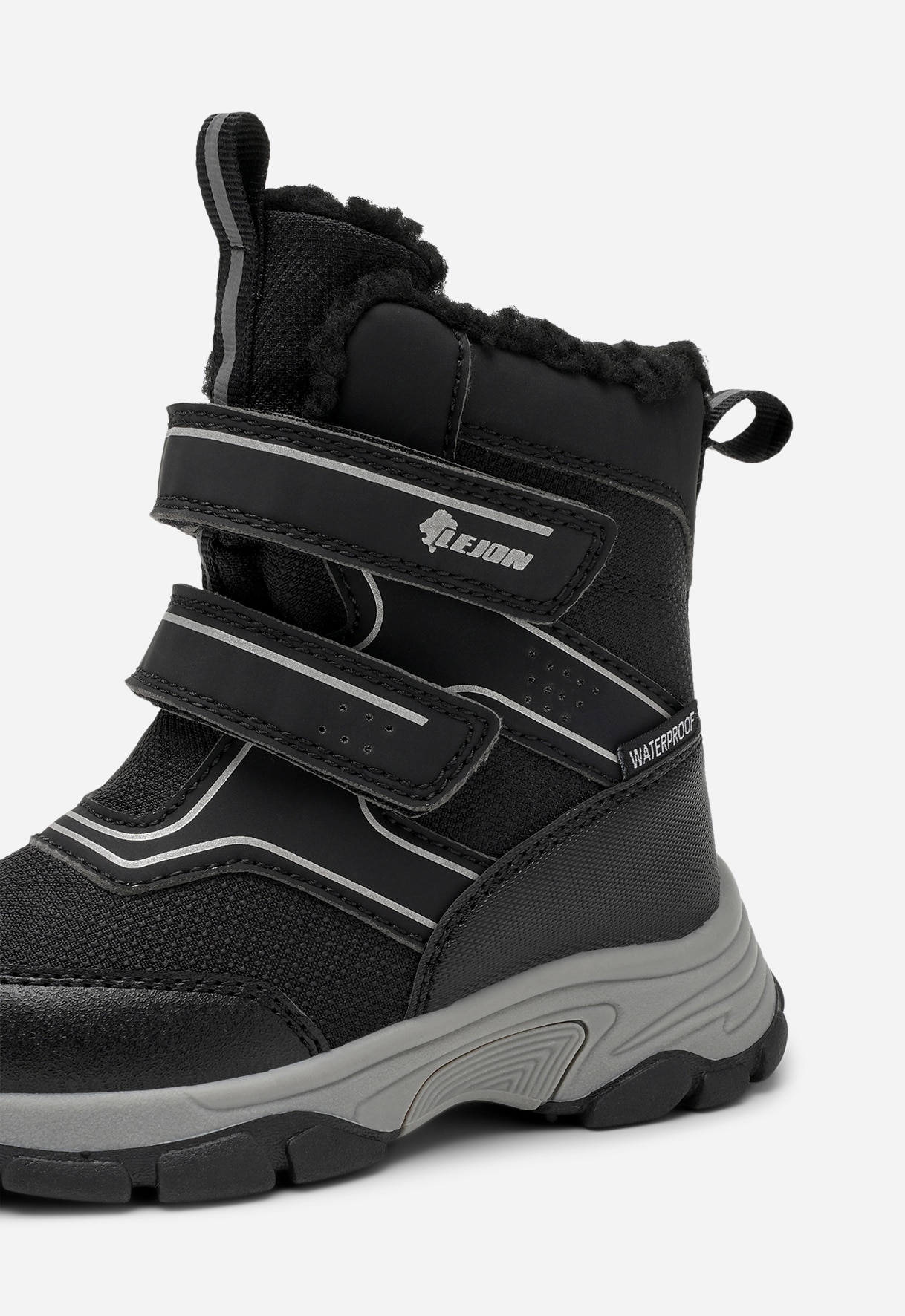 LEJON, Varmfodrade kängor waterproof Svarta