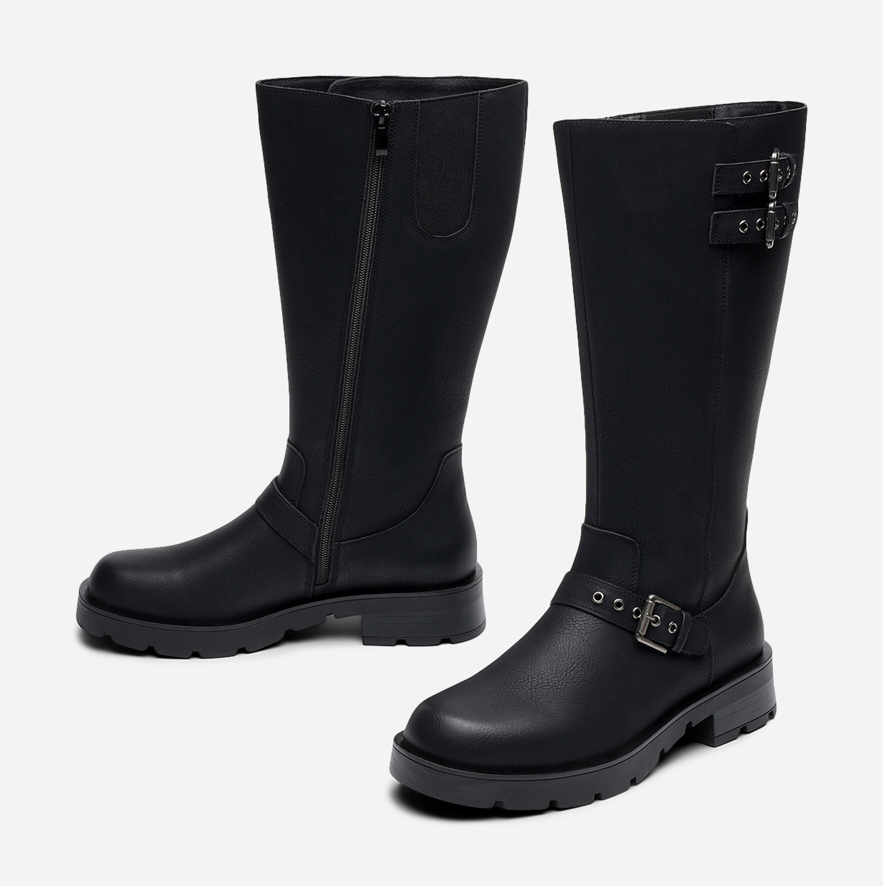 CLOU, Bikerboots Svarta