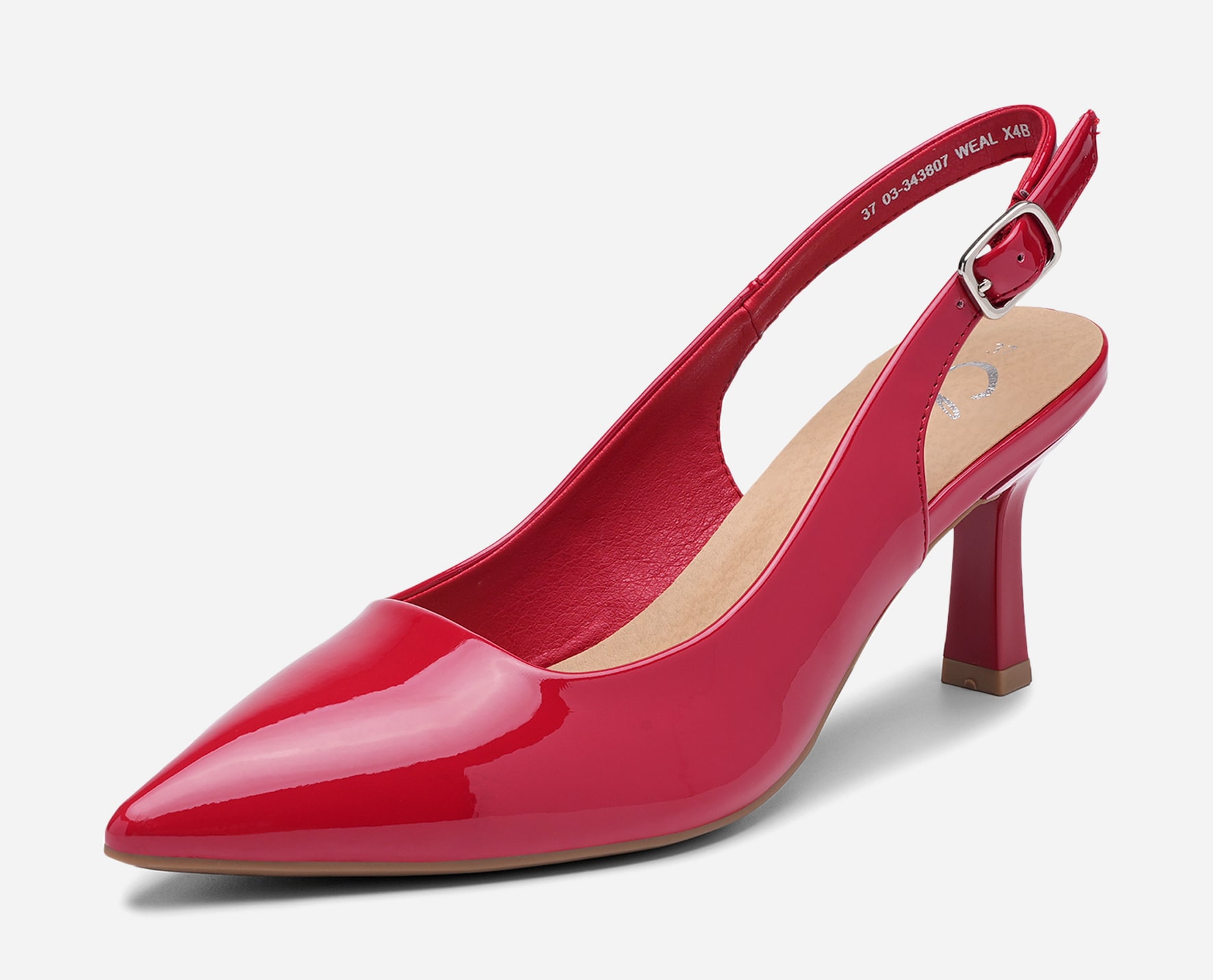 CLOU, Pumps med slingback Röda