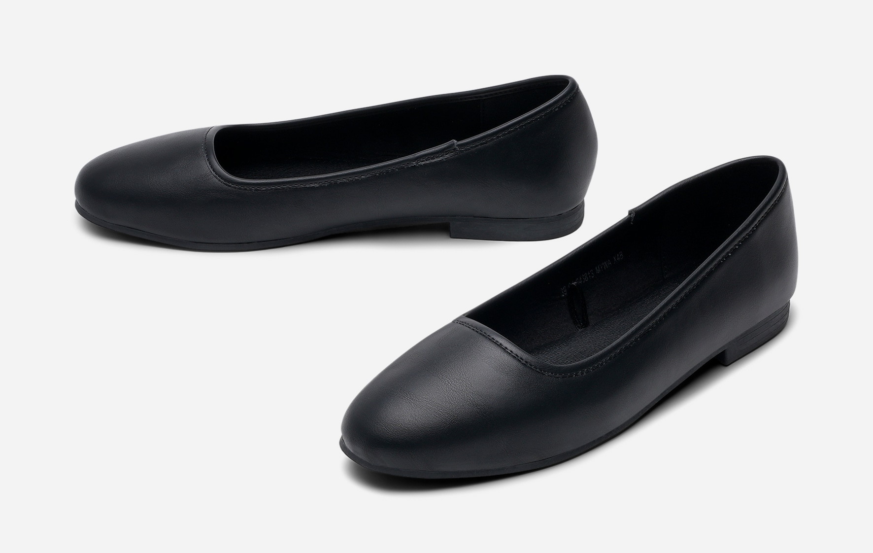 CLOU COMFORT, Ballerinaskor Svarta