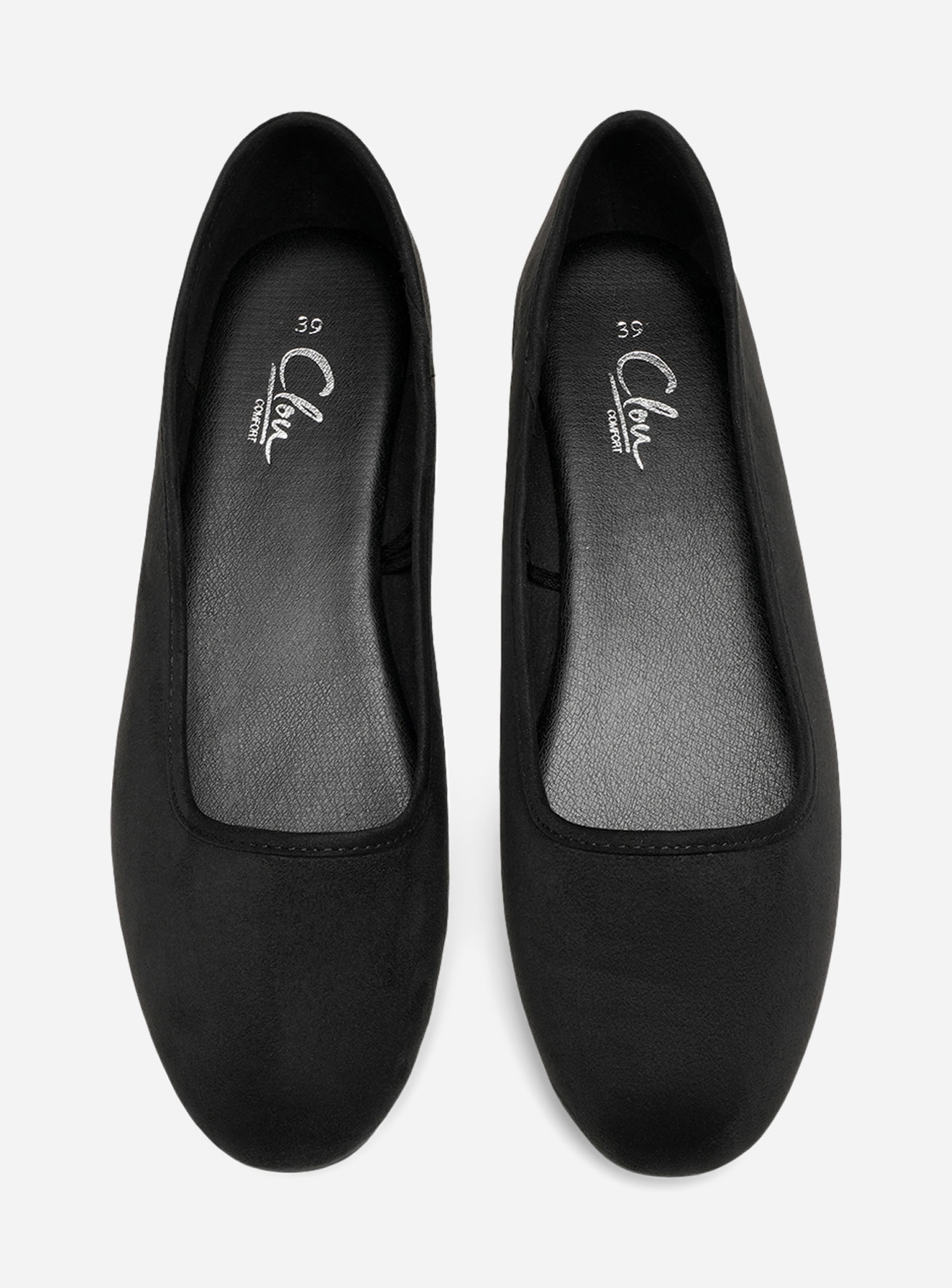 CLOU COMFORT, Ballerinaskor Svarta