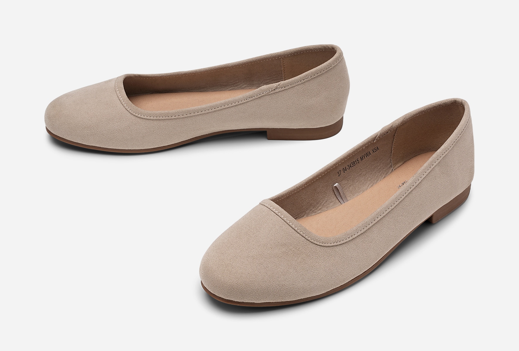 CLOU COMFORT, Ballerinaskor Beigea