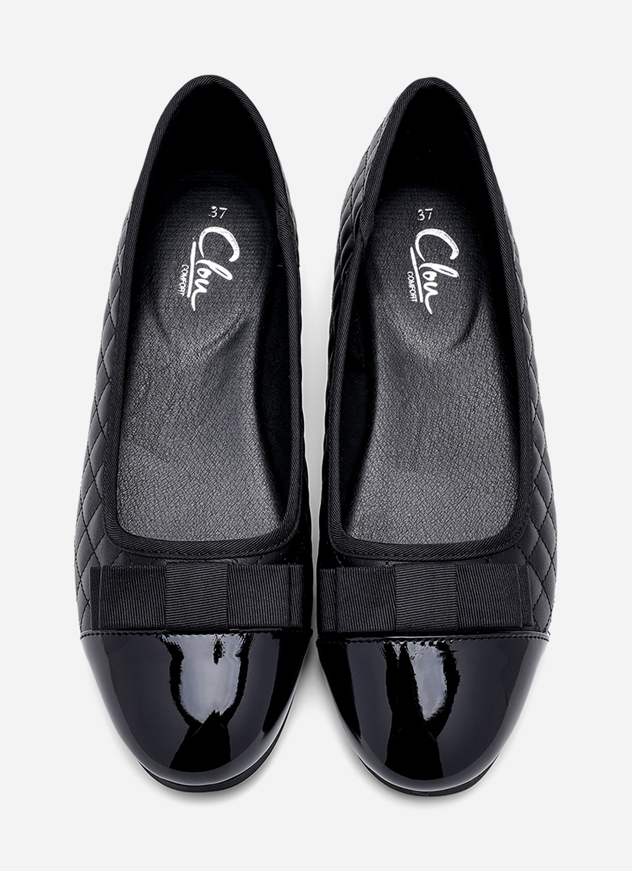 CLOU COMFORT, Ballerinaskor Svarta