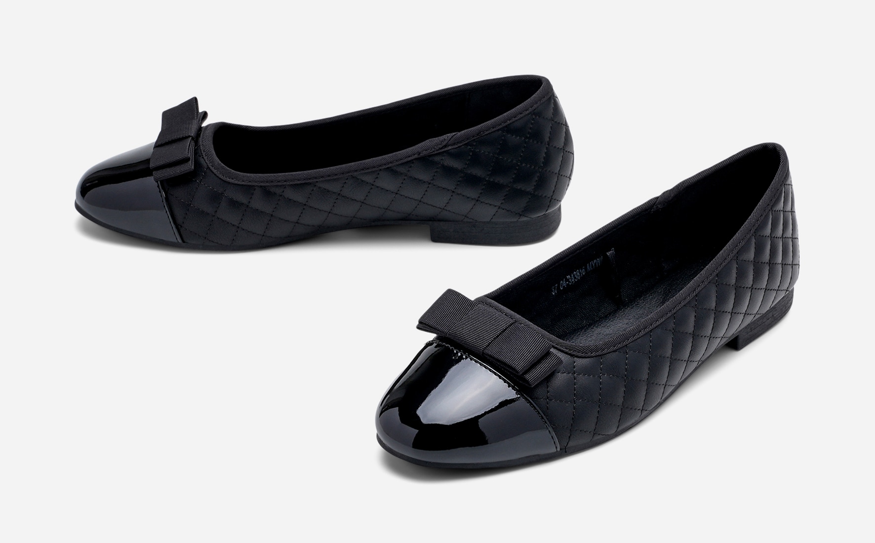 CLOU COMFORT, Ballerinaskor Svarta