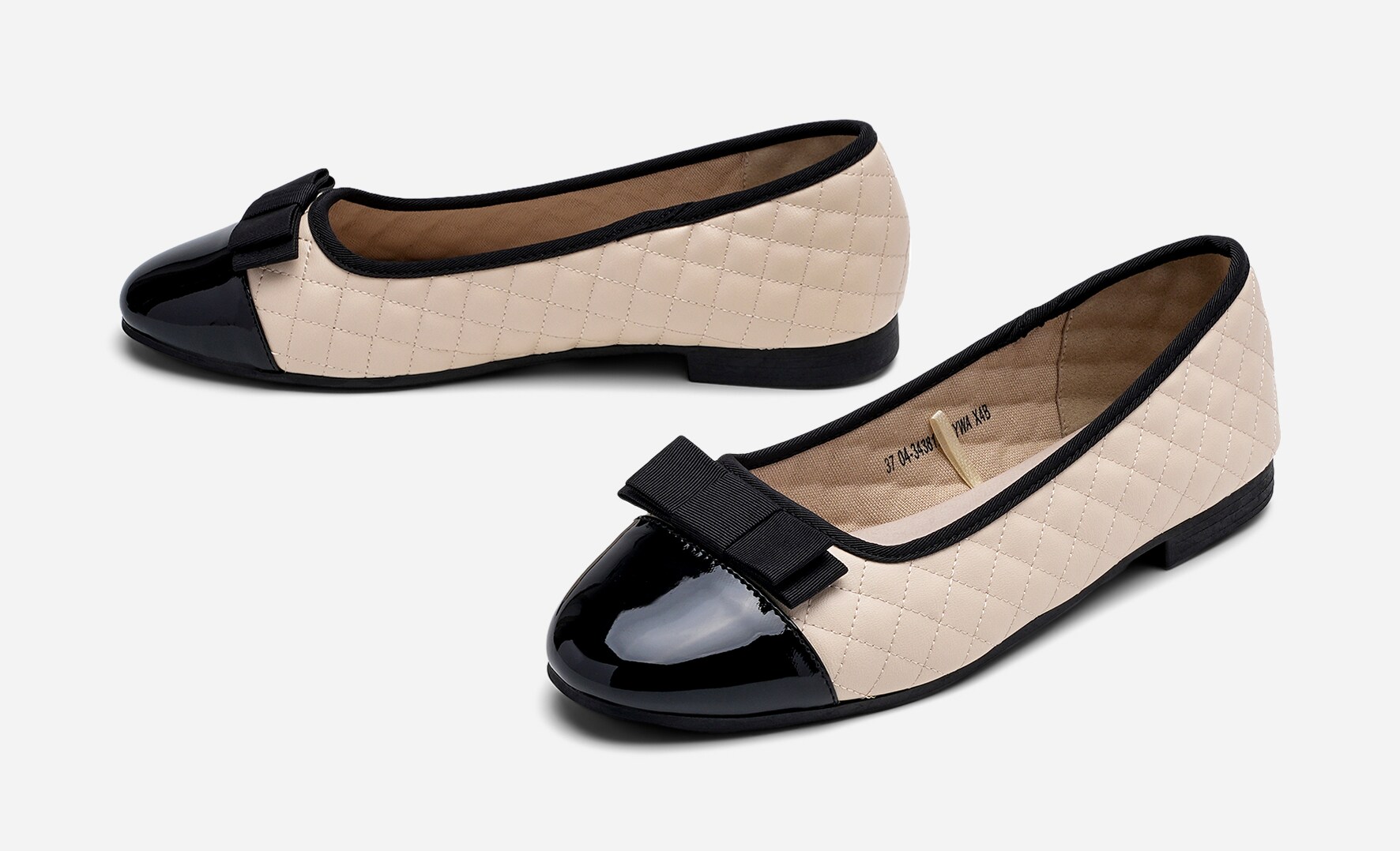 CLOU COMFORT, Ballerinaskor Beigea