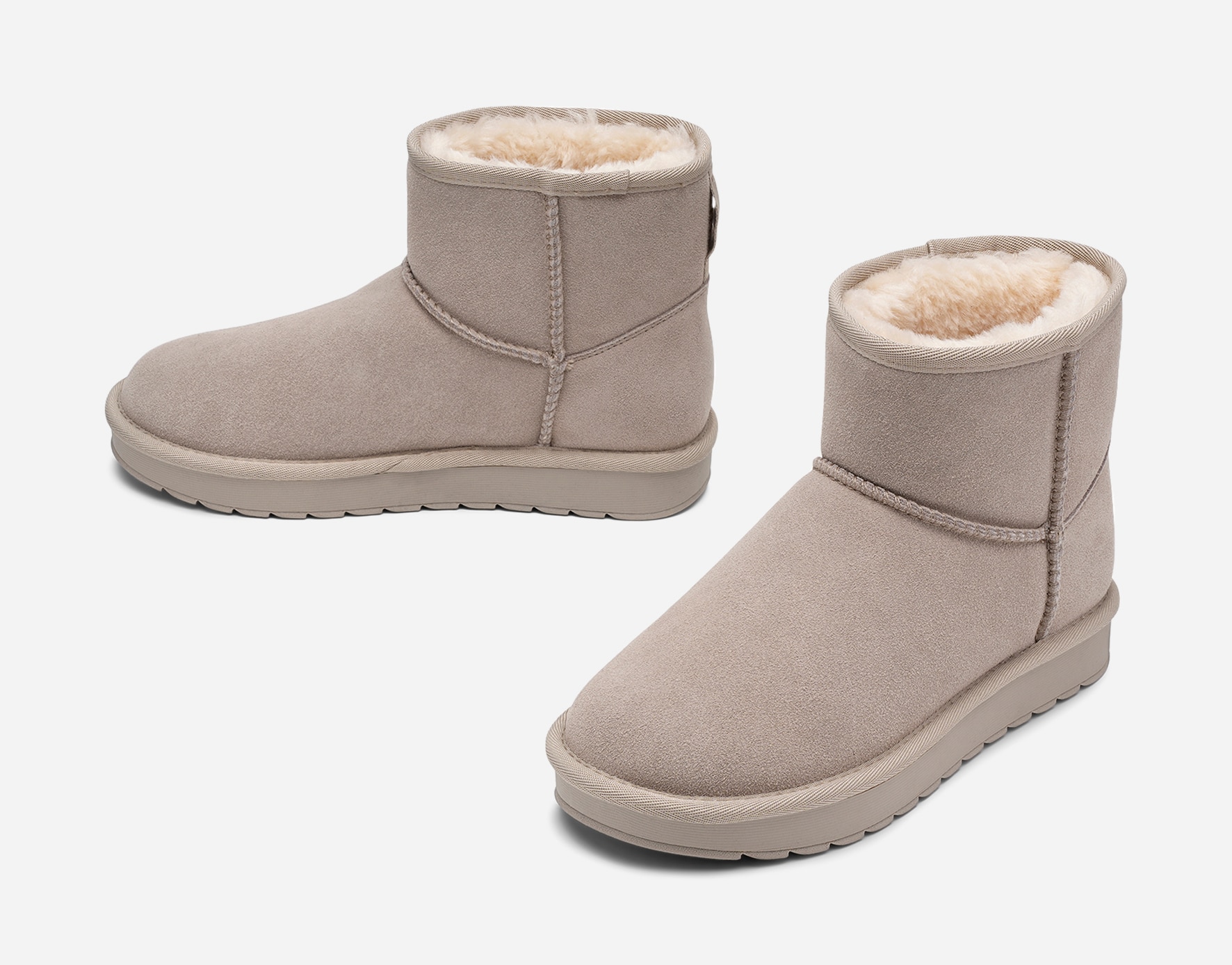 CLOU, Varmfodrade boots Gråa