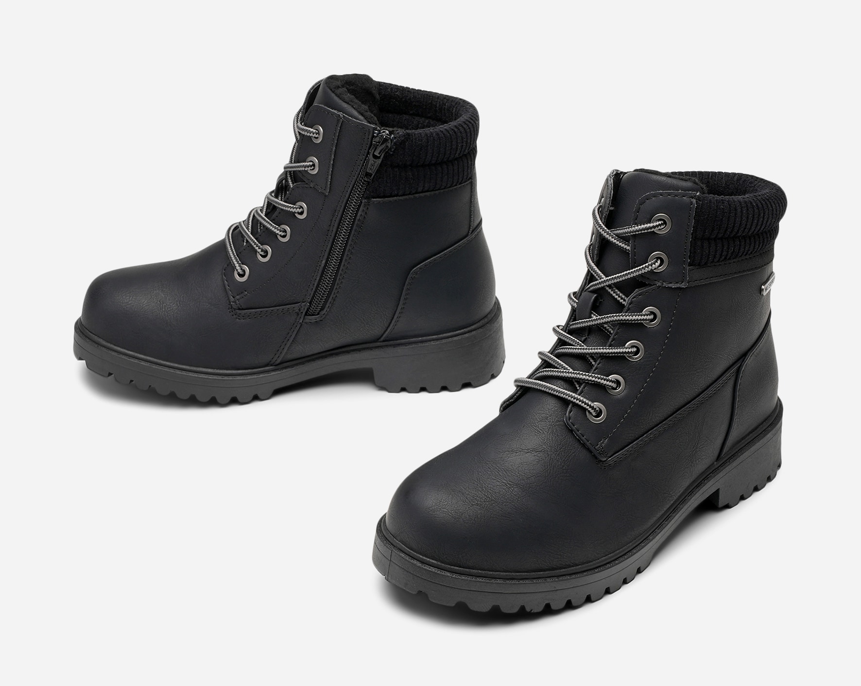 LEJON, Varmfodrade kängor waterproof Svarta