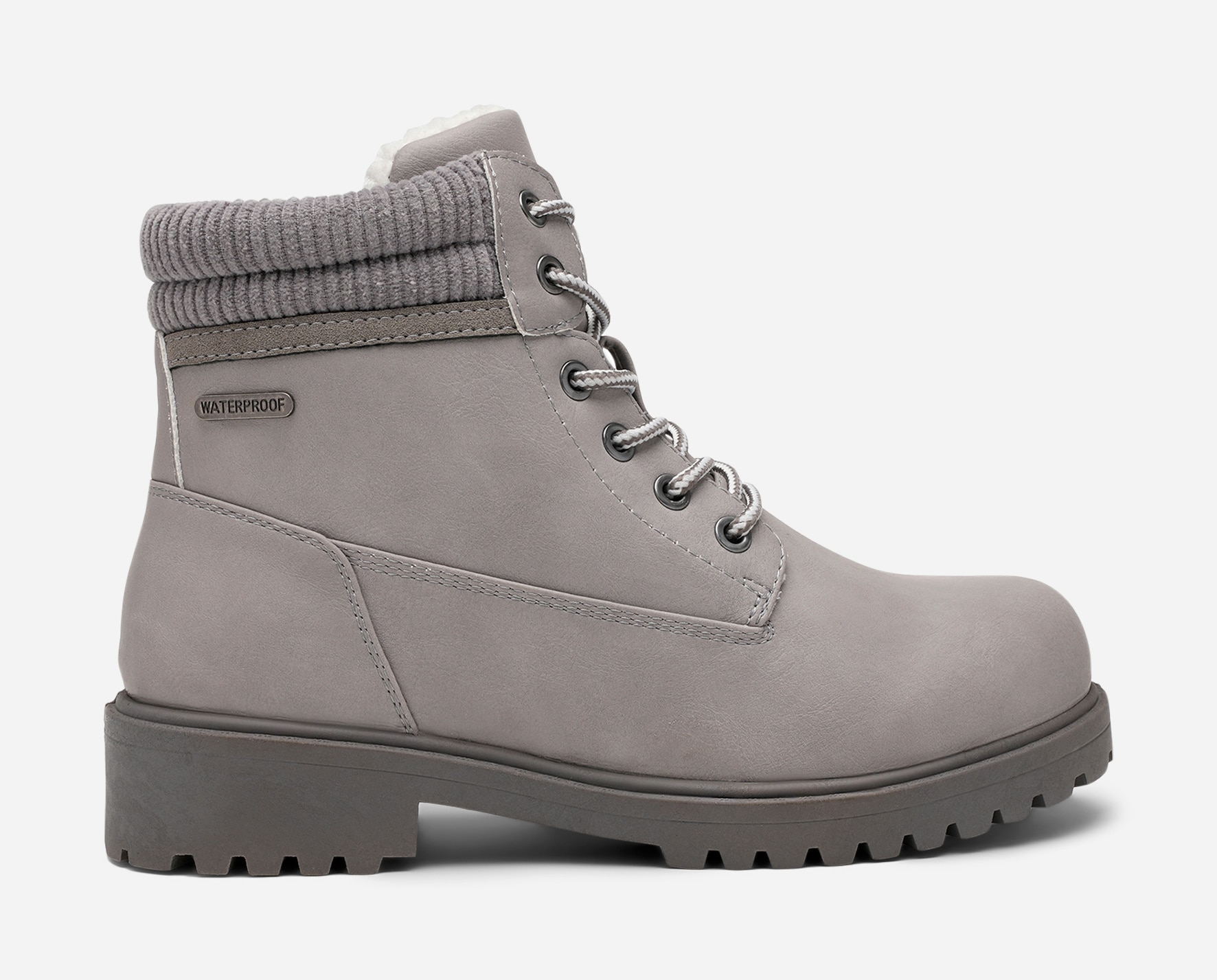 LEJON, Varmfodrade kängor waterproof Gråa