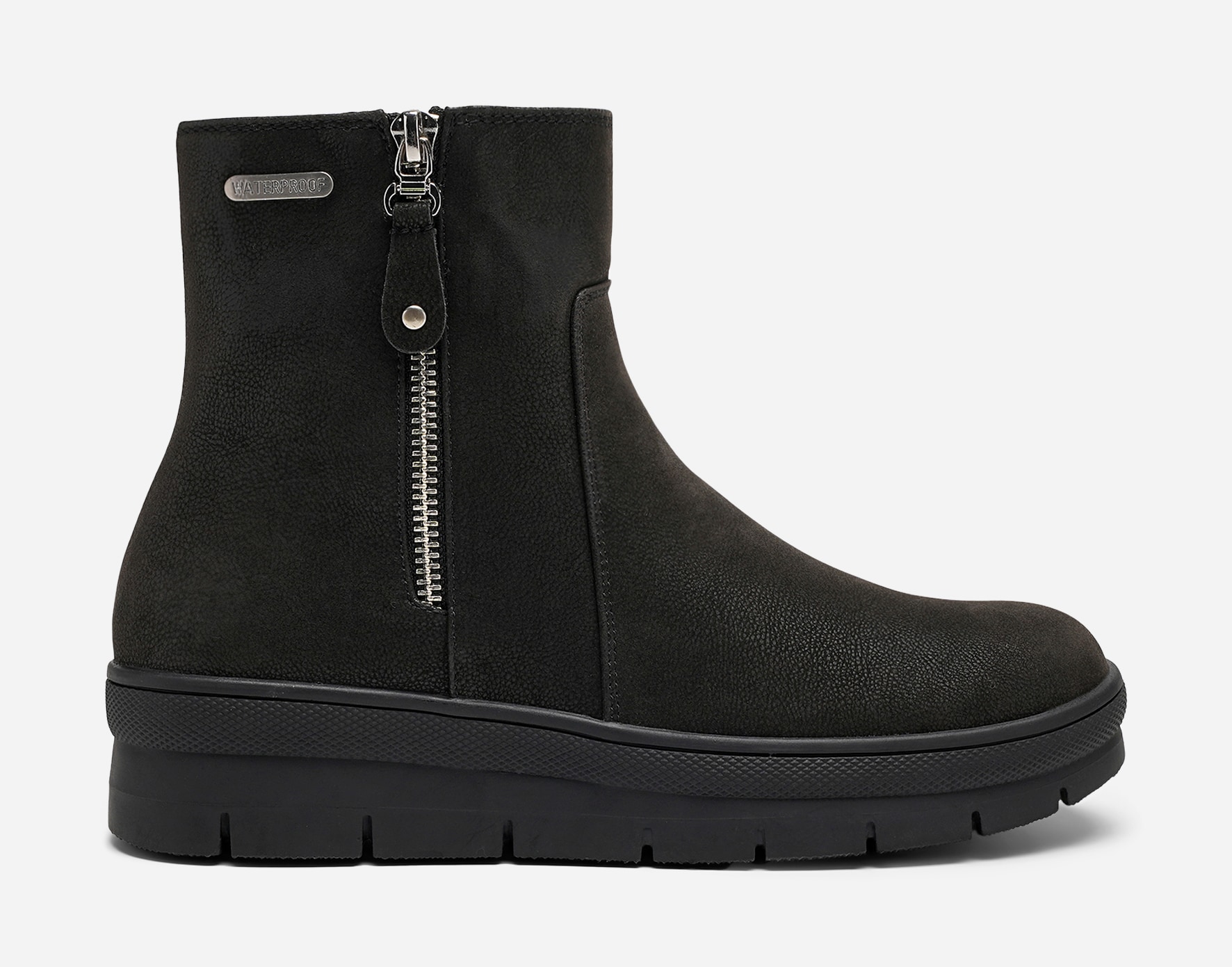 CLOU COMFORT, Varmfodrade boots, waterproof Svarta