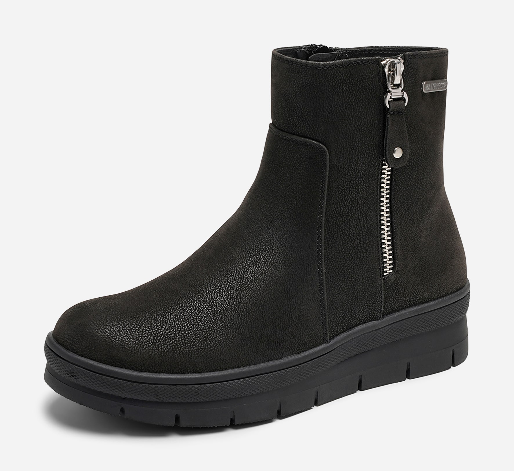 CLOU COMFORT, Varmfodrade boots, waterproof Svarta