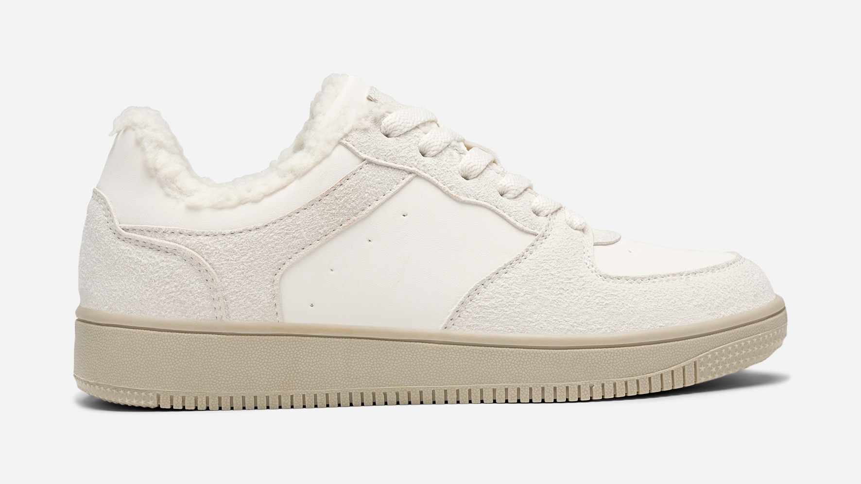 LEJON, Varmfodrade sneakers Vita