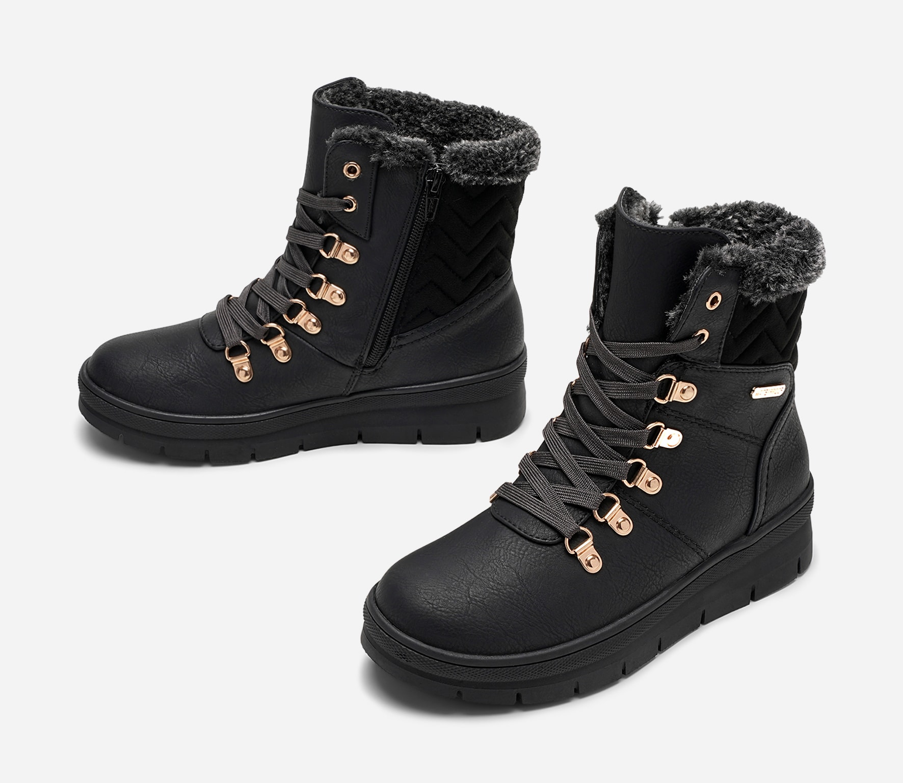 CLOU COMFORT, Varmfodrade kängor waterproof Svarta