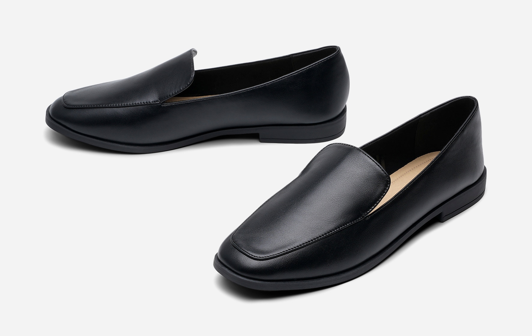 CLOU, Loafers Svarta
