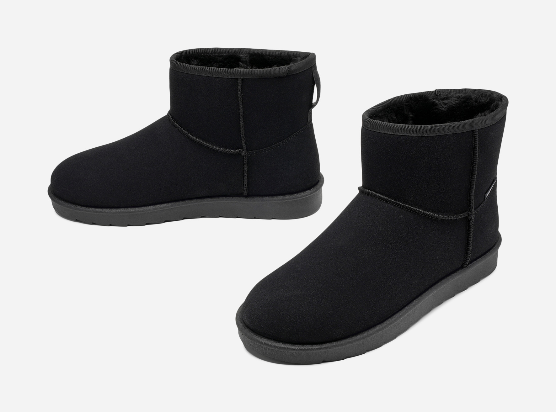 LEJON, Varmfodrade boots, waterproof Svarta