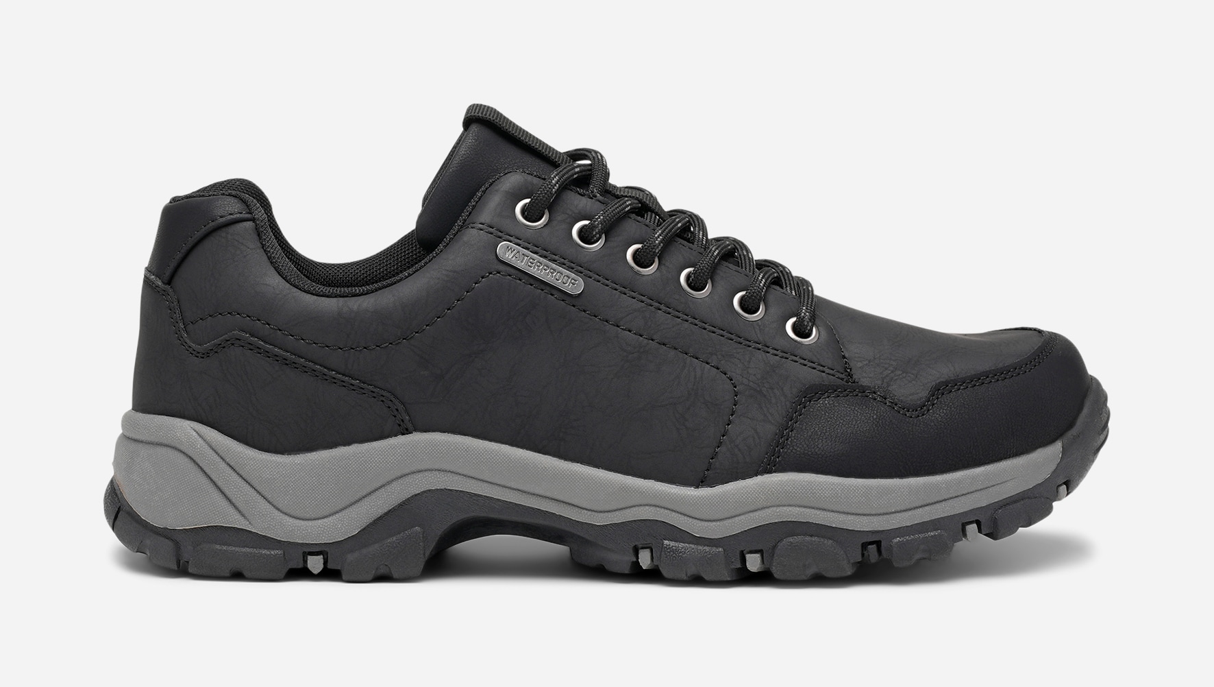 STEPSIDE, Snörsko waterproof Svarta