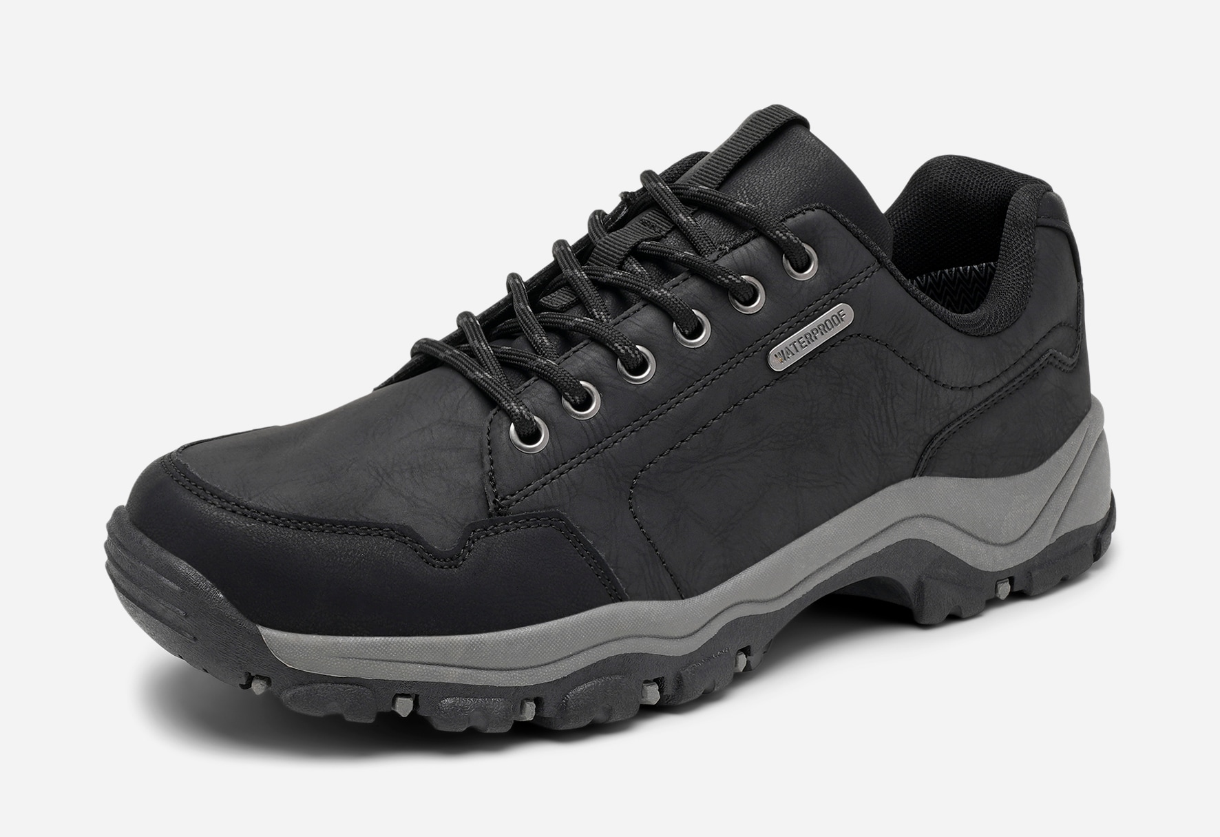 STEPSIDE, Snörsko waterproof Svarta