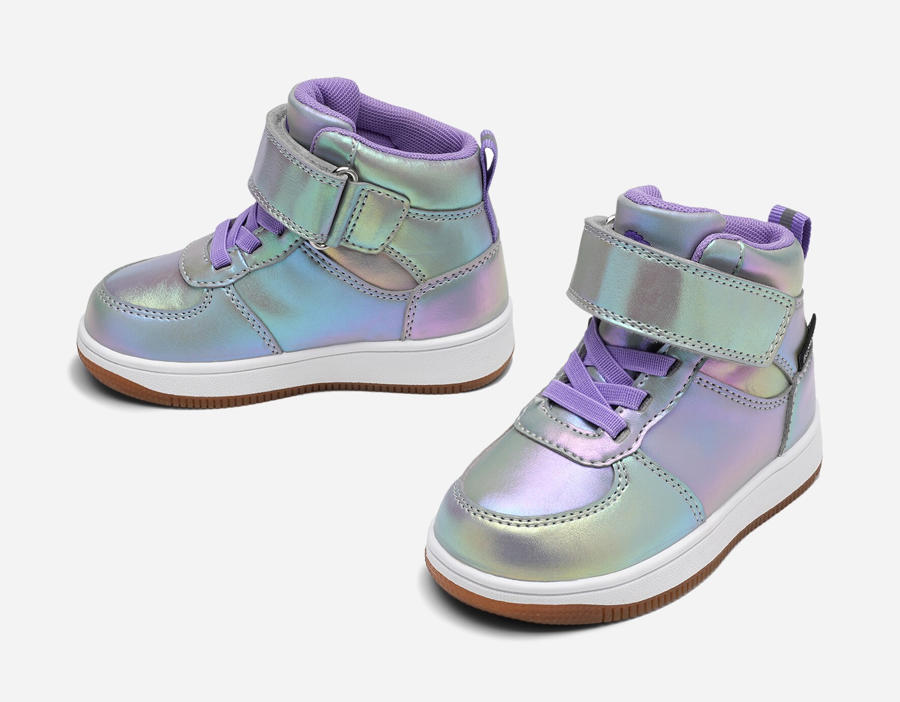 LEJON, Höga sneakers, waterproof Metallfärgade