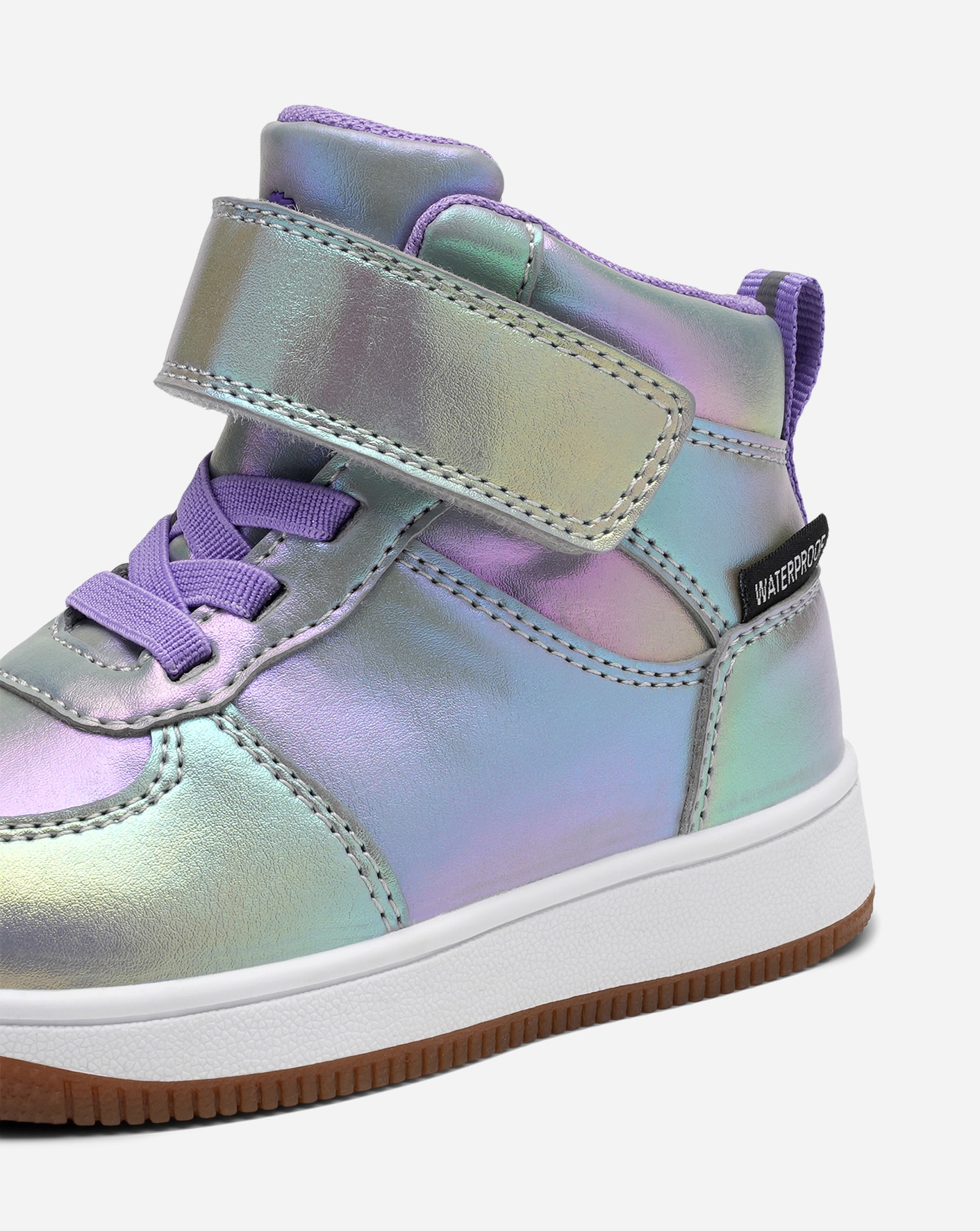 LEJON, Höga sneakers, waterproof Metallfärgade
