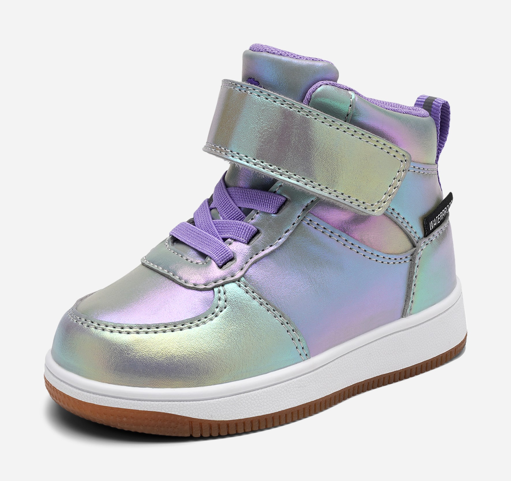 LEJON, Höga sneakers, waterproof Metallfärgade