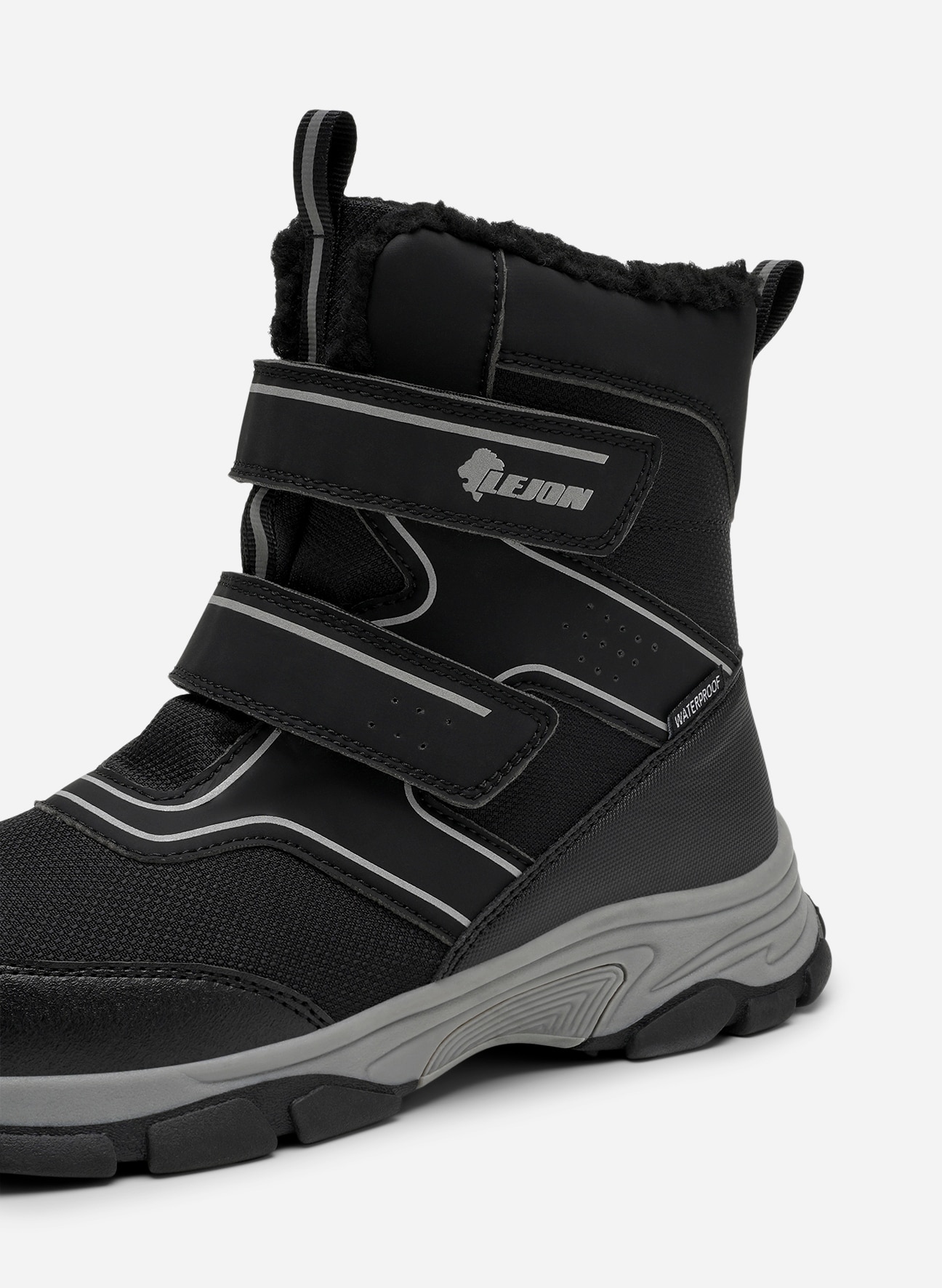 LEJON, Varmfodrade kängor waterproof Svarta