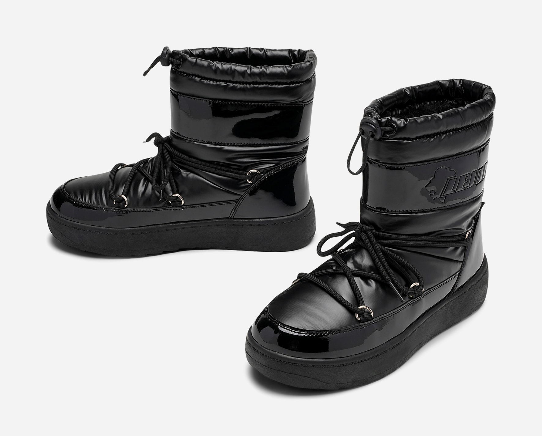 LEJON, Varmfodrade kängor waterproof Svarta